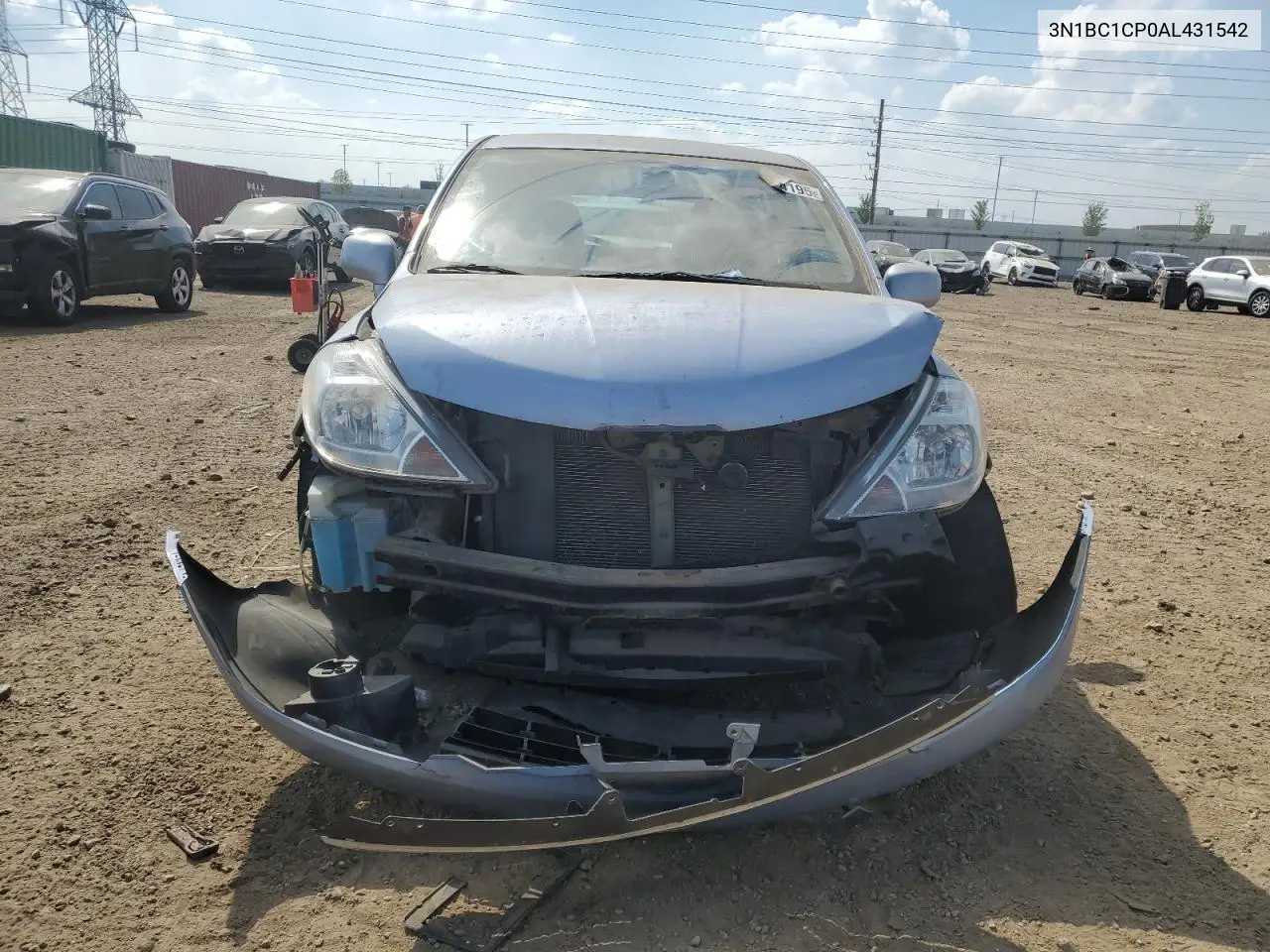 2010 Nissan Versa S VIN: 3N1BC1CP0AL431542 Lot: 57104195