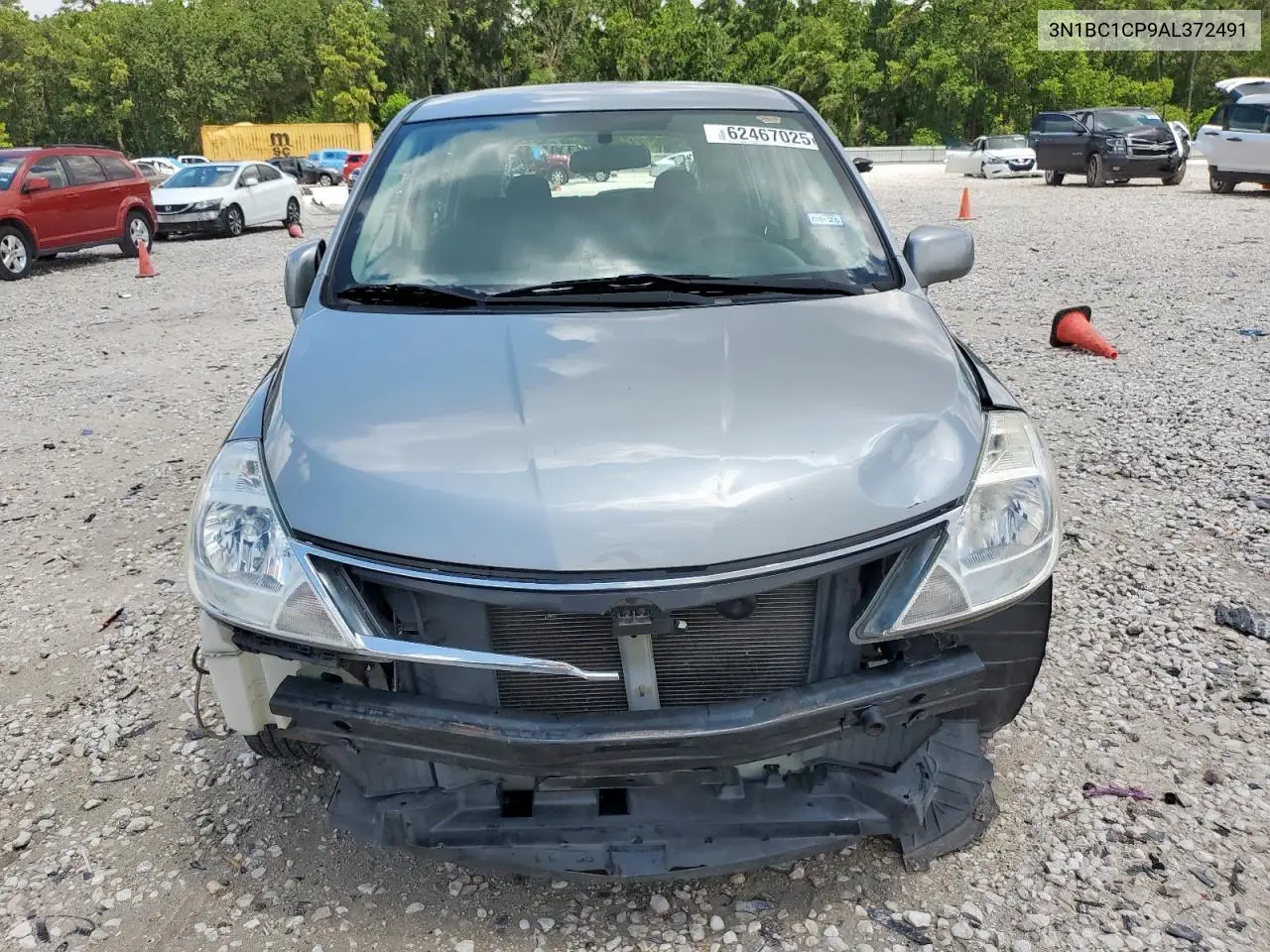2010 Nissan Versa S VIN: 3N1BC1CP9AL372491 Lot: 62467025