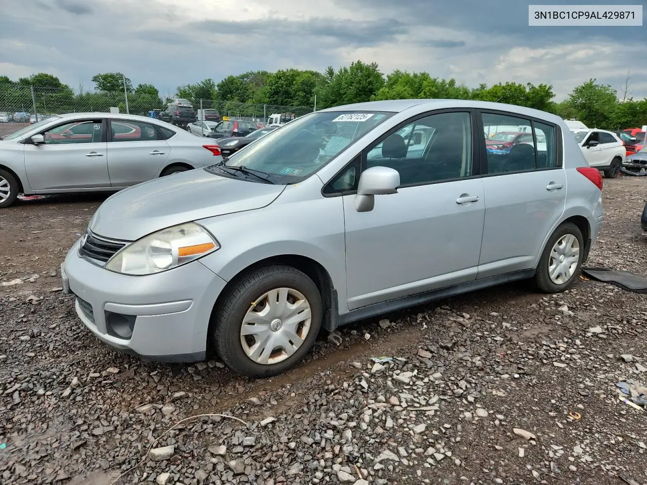 2010 Nissan Versa S VIN: 3N1BC1CP9AL429871 Lot: 62762125