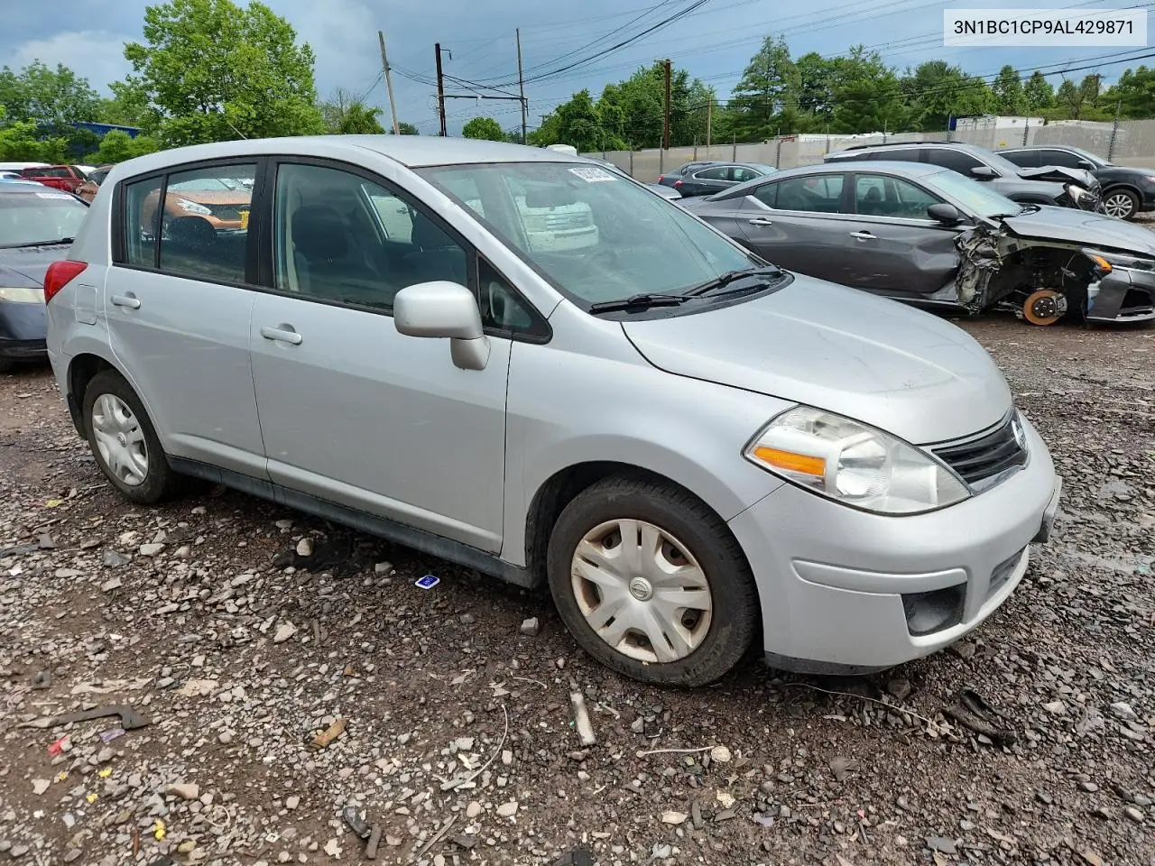 2010 Nissan Versa S VIN: 3N1BC1CP9AL429871 Lot: 62762125