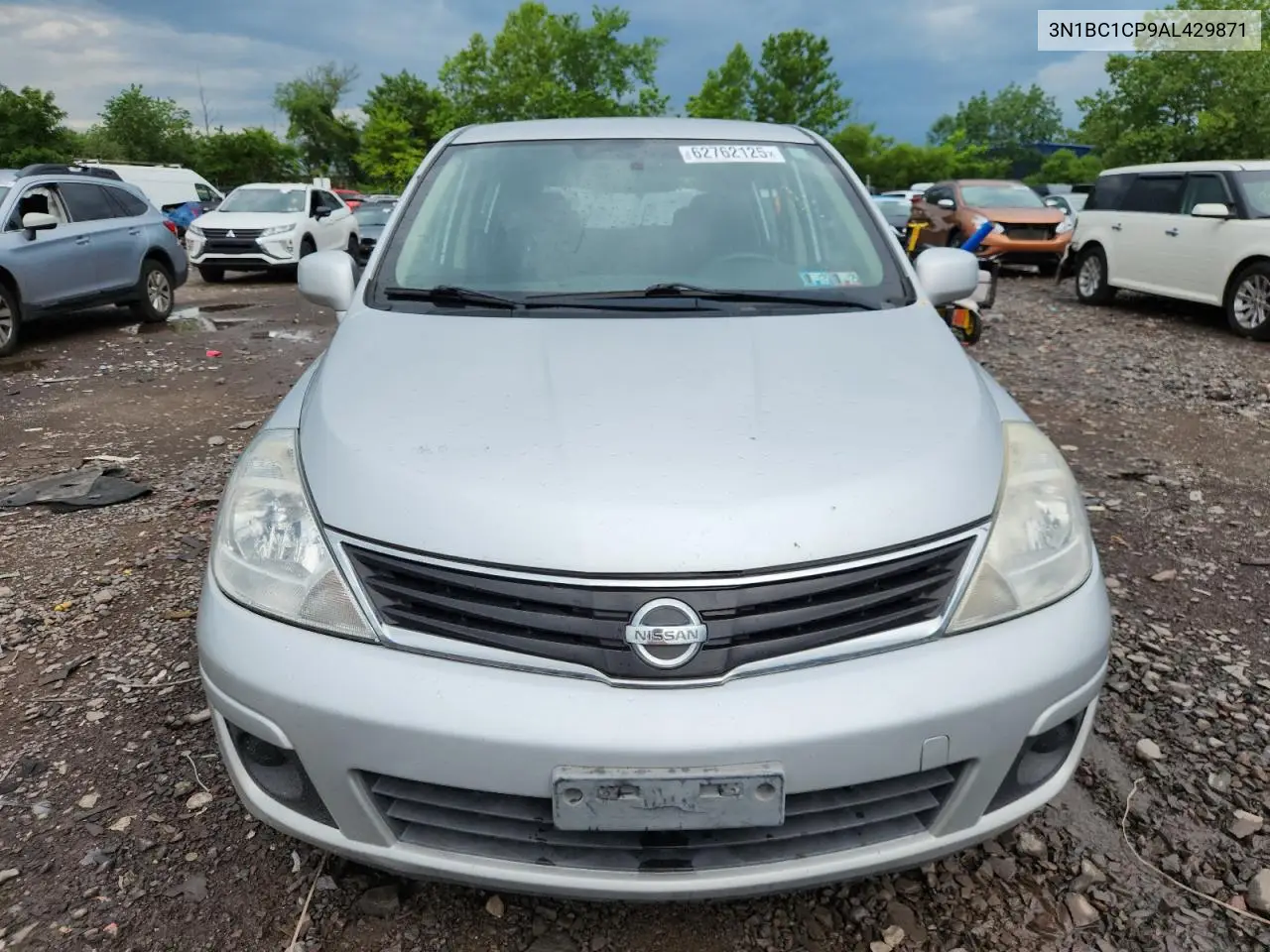 2010 Nissan Versa S VIN: 3N1BC1CP9AL429871 Lot: 62762125