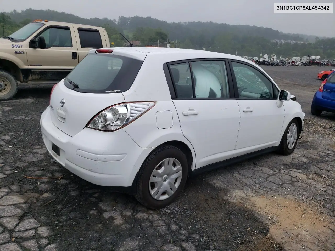2010 Nissan Versa S VIN: 3N1BC1CP8AL454342 Lot: 62788465