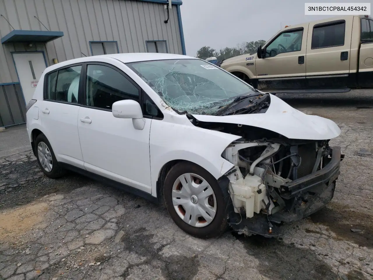 2010 Nissan Versa S VIN: 3N1BC1CP8AL454342 Lot: 62788465