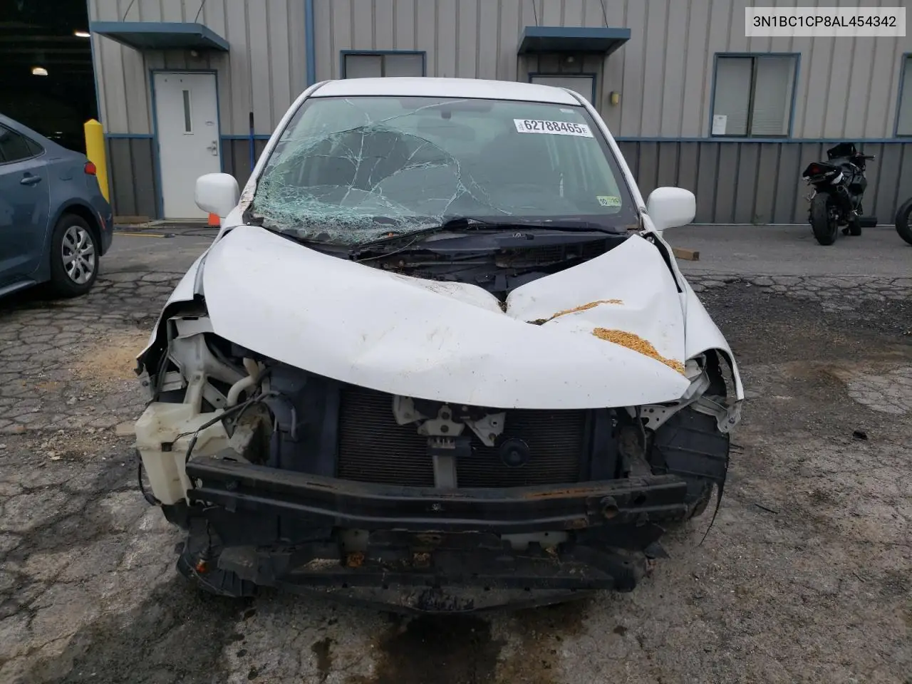 2010 Nissan Versa S VIN: 3N1BC1CP8AL454342 Lot: 62788465
