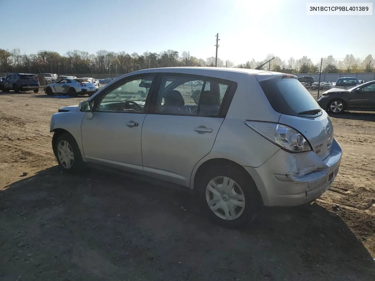 2011 Nissan Versa S VIN: 3N1BC1CP9BL401389 Lot: 52322385