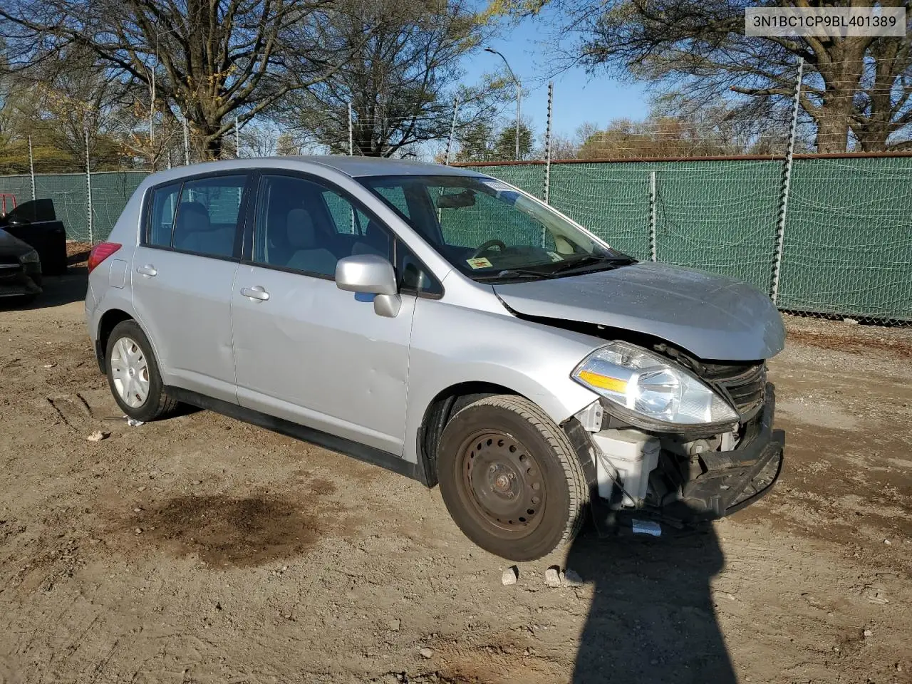 2011 Nissan Versa S VIN: 3N1BC1CP9BL401389 Lot: 52322385