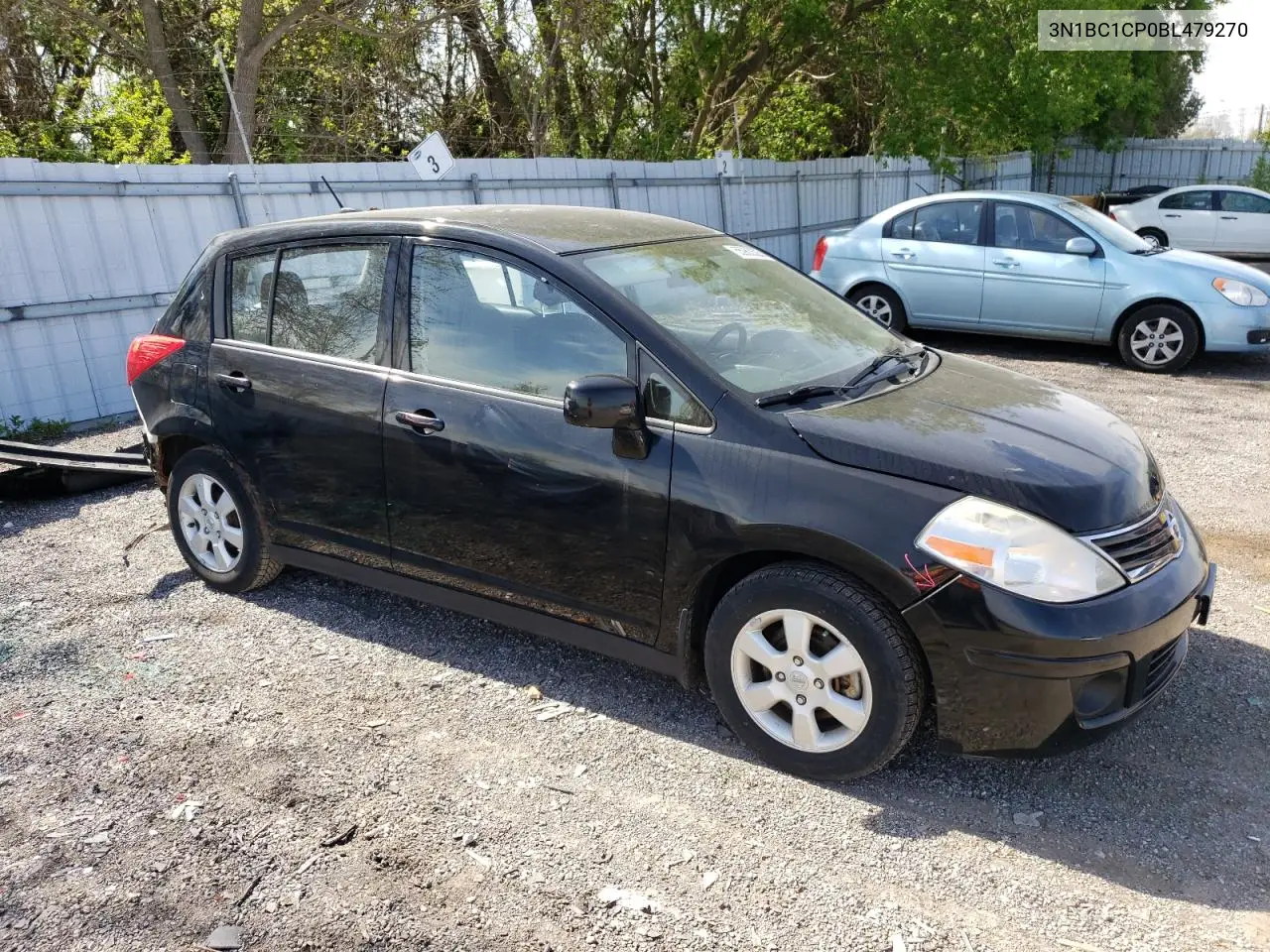 2011 Nissan Versa S VIN: 3N1BC1CP0BL479270 Lot: 55983525