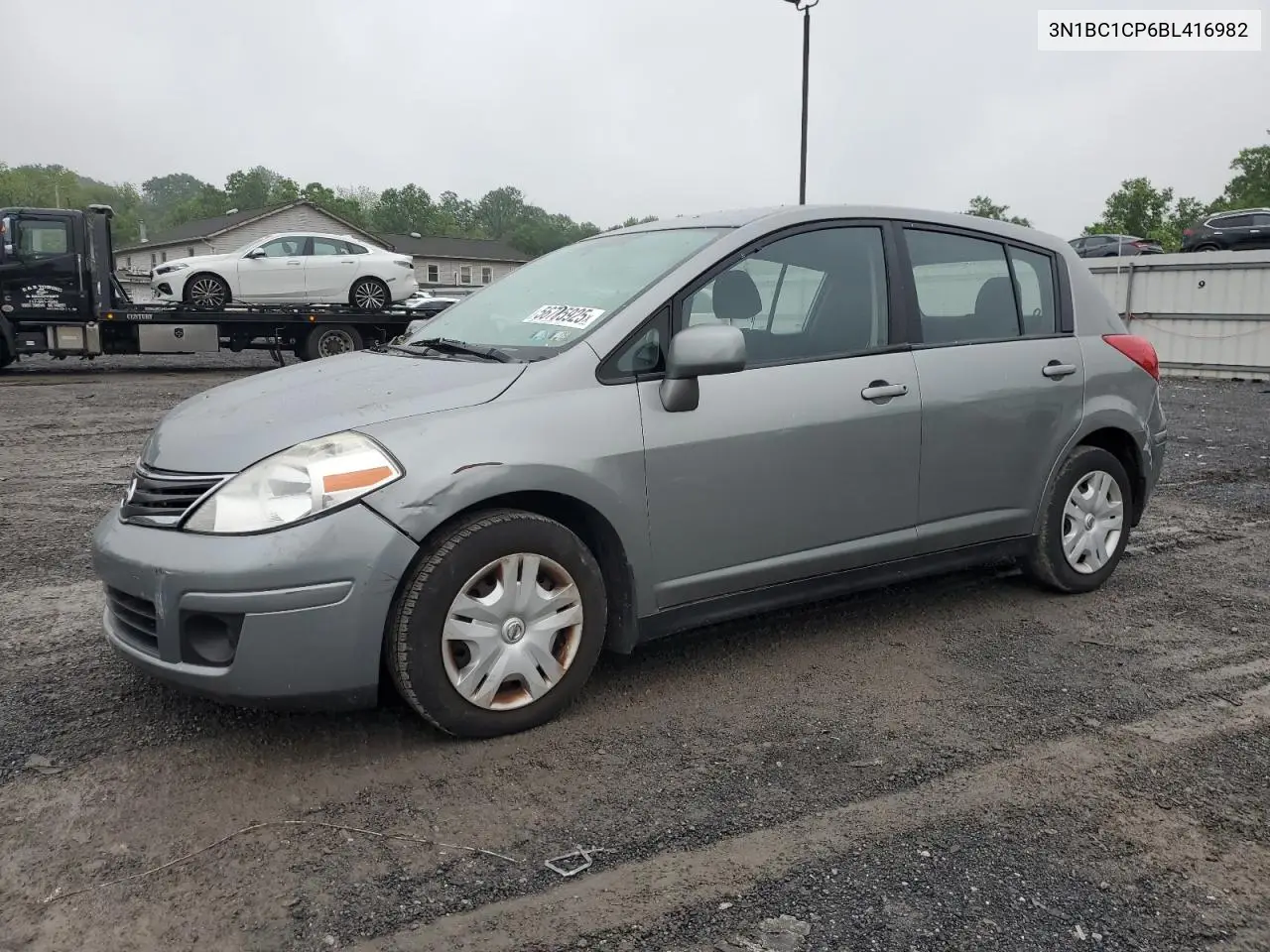 2011 Nissan Versa S VIN: 3N1BC1CP6BL416982 Lot: 56705925