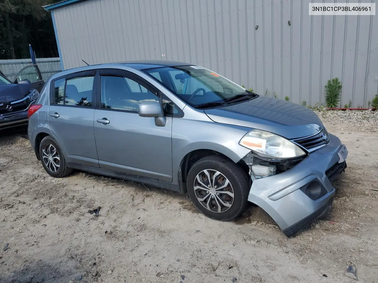 2011 Nissan Versa S VIN: 3N1BC1CP3BL406961 Lot: 60648915