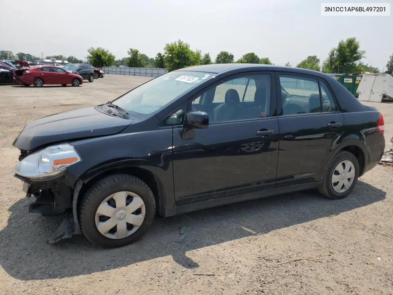 2011 Nissan Versa S VIN: 3N1CC1AP6BL497201 Lot: 61971925