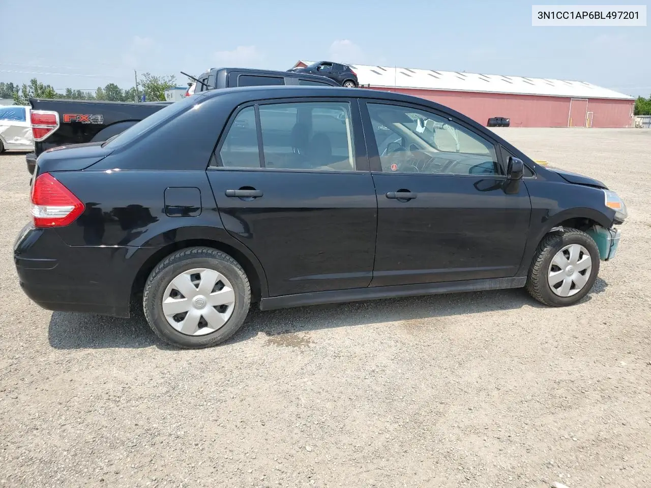 2011 Nissan Versa S VIN: 3N1CC1AP6BL497201 Lot: 61971925