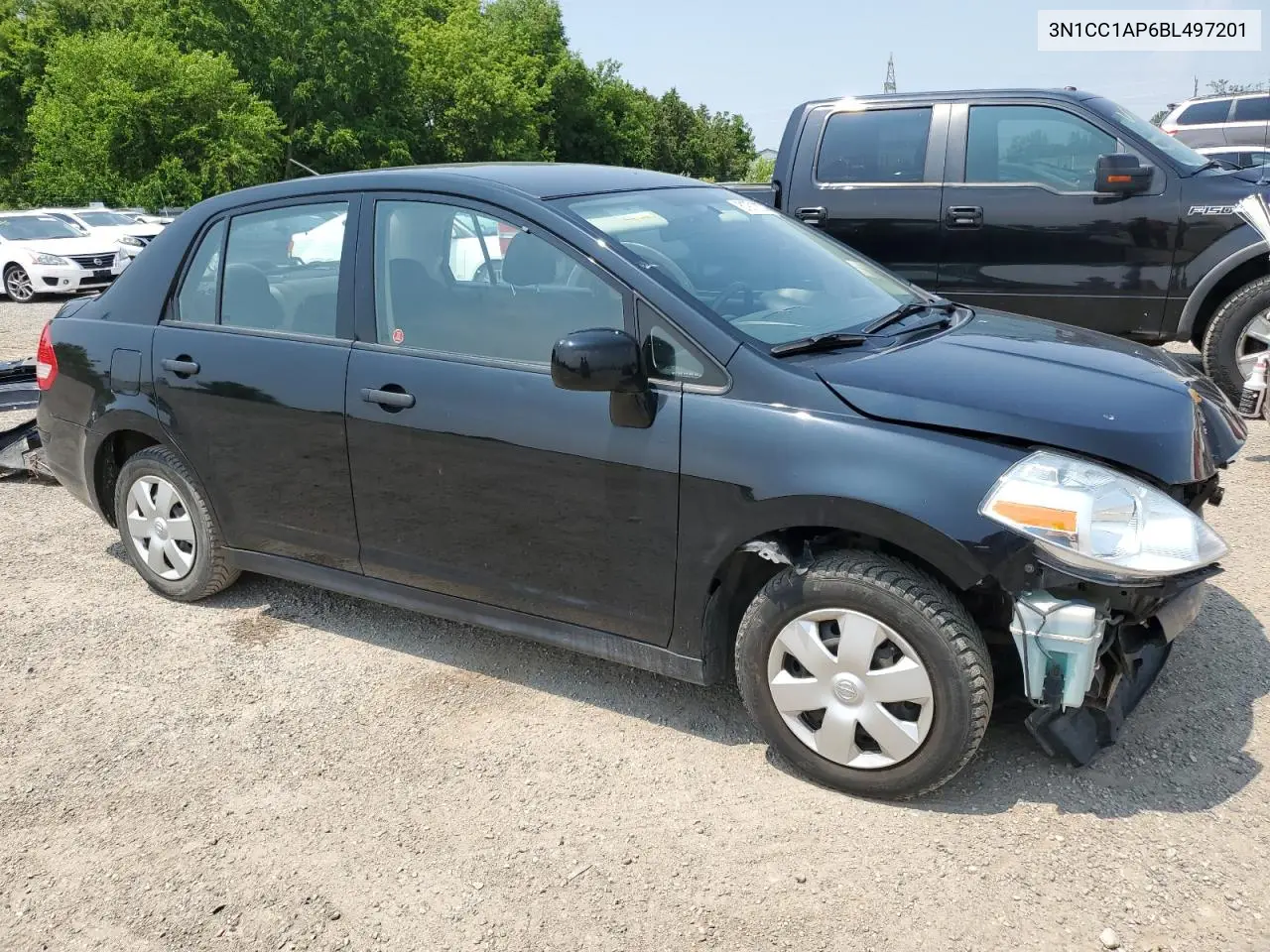 2011 Nissan Versa S VIN: 3N1CC1AP6BL497201 Lot: 61971925