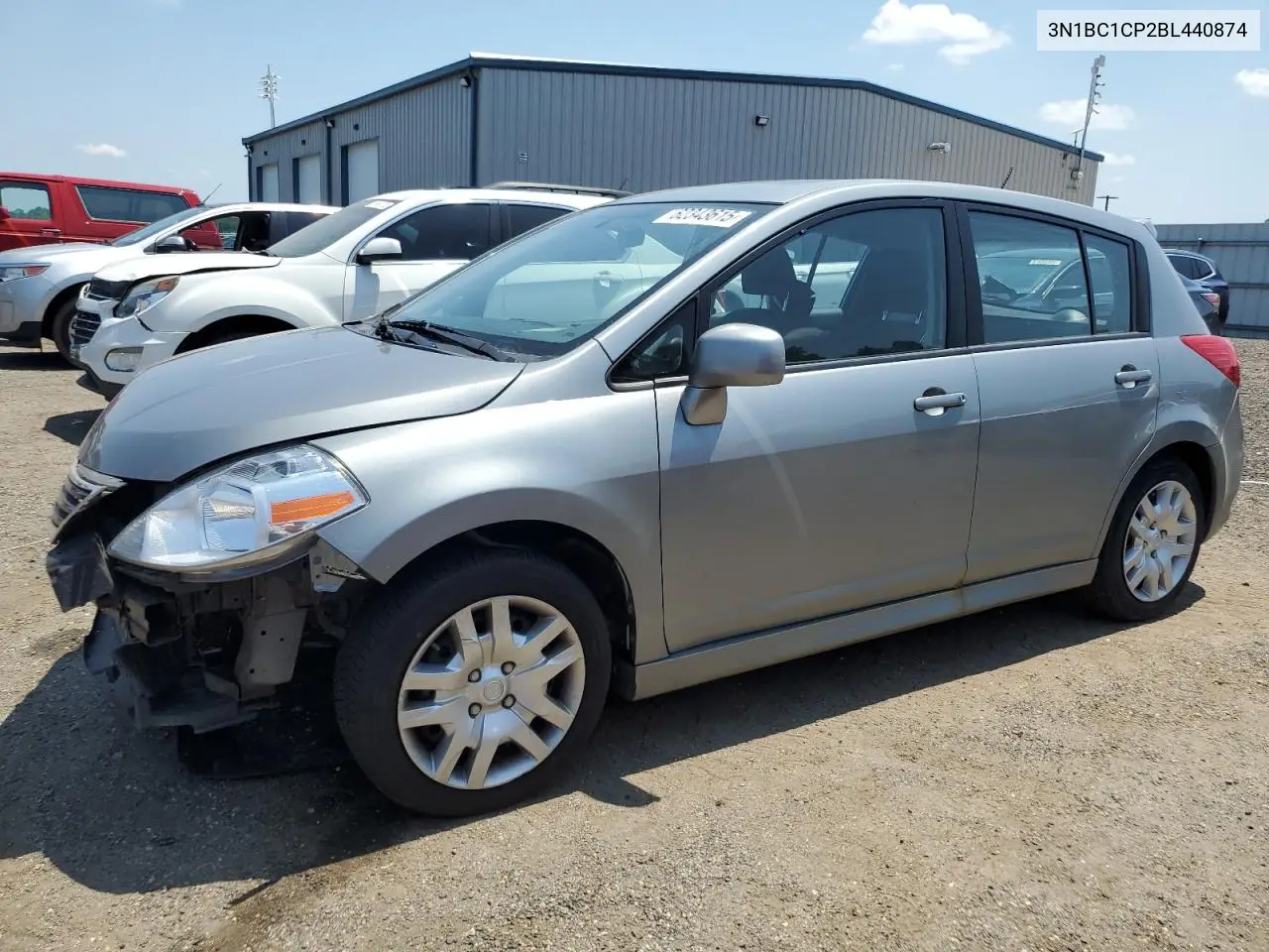 2011 Nissan Versa S VIN: 3N1BC1CP2BL440874 Lot: 62343615