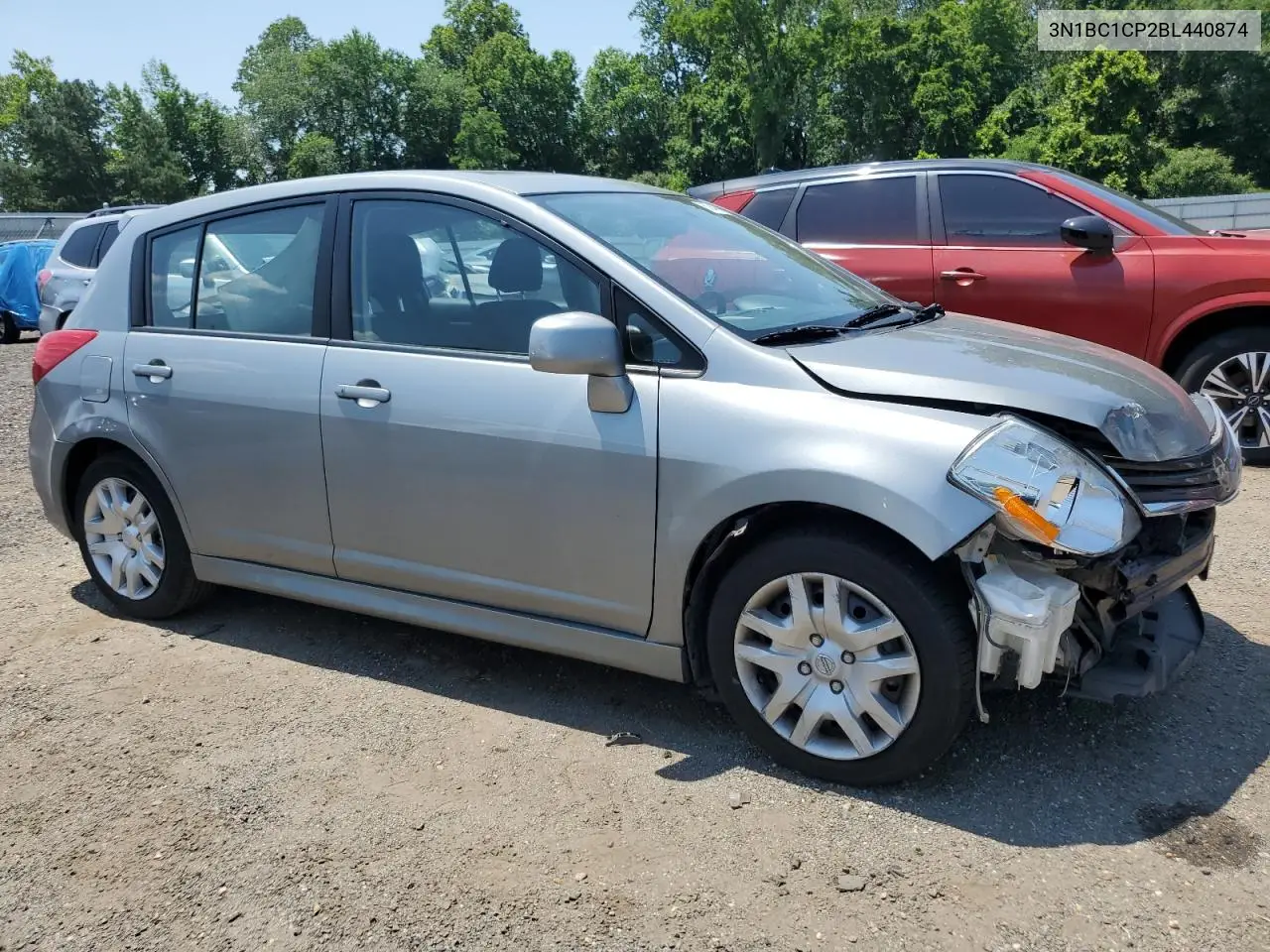 2011 Nissan Versa S VIN: 3N1BC1CP2BL440874 Lot: 62343615