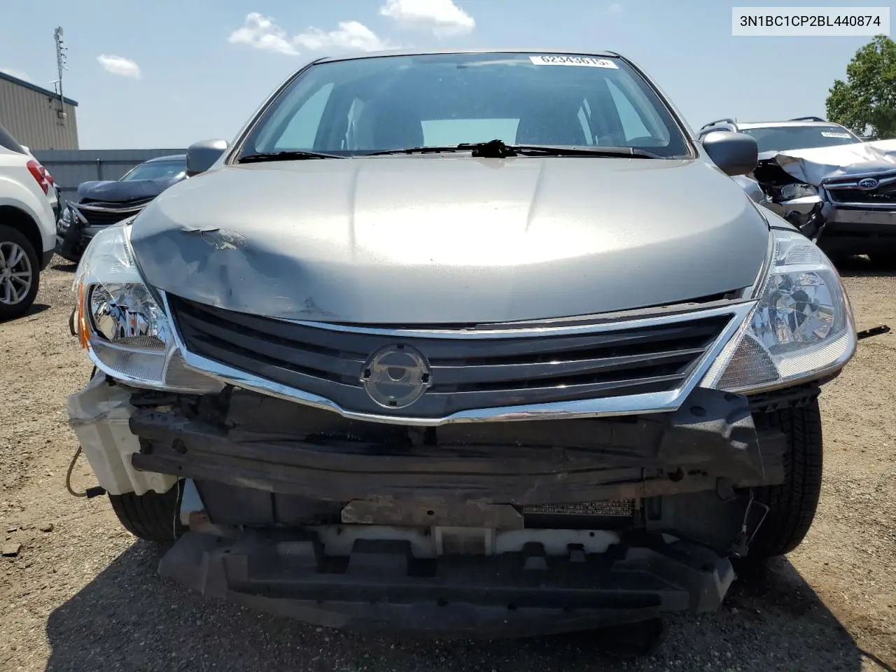 2011 Nissan Versa S VIN: 3N1BC1CP2BL440874 Lot: 62343615