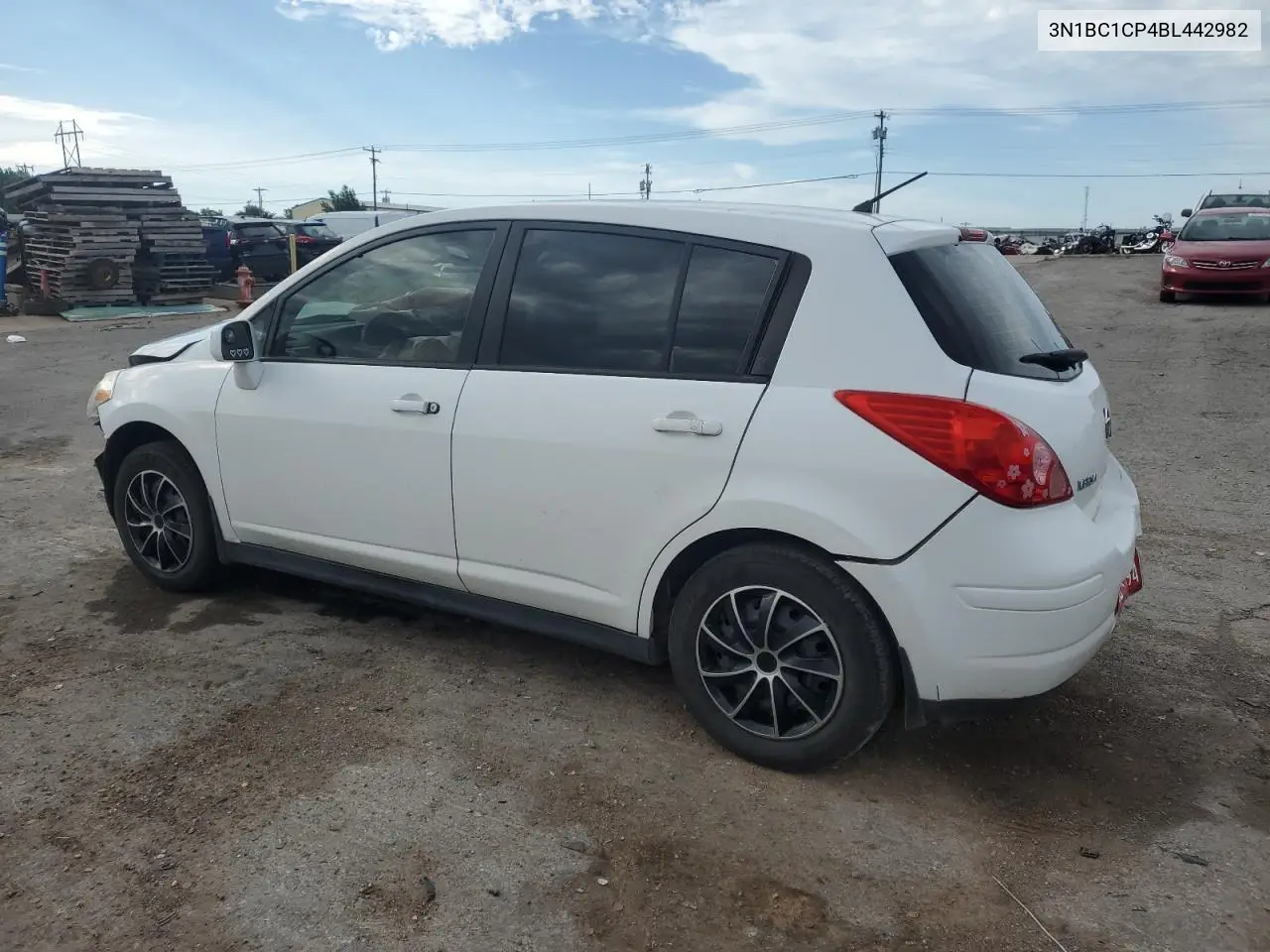 2011 Nissan Versa S VIN: 3N1BC1CP4BL442982 Lot: 62763155