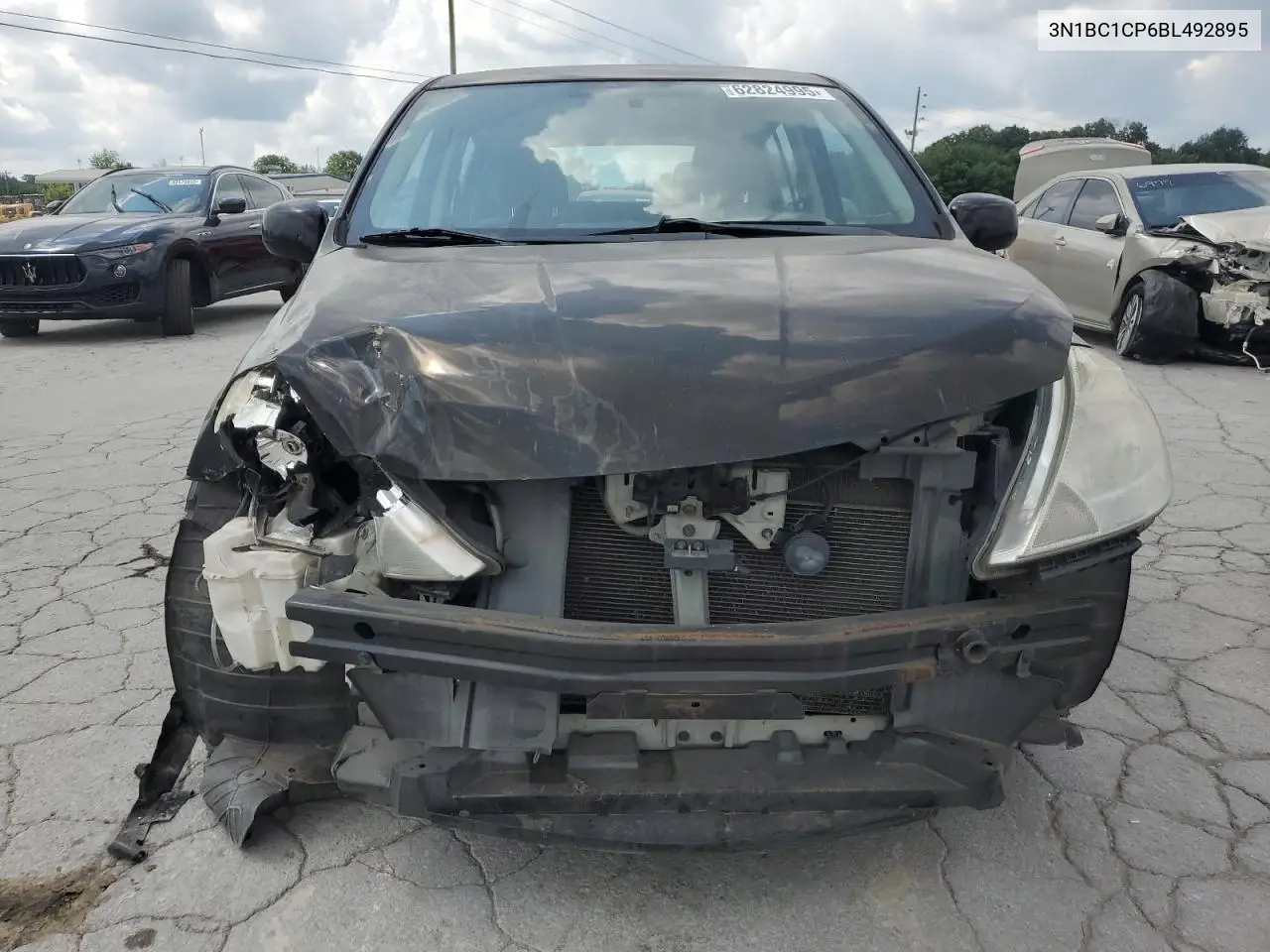 2011 Nissan Versa S VIN: 3N1BC1CP6BL492895 Lot: 62824995