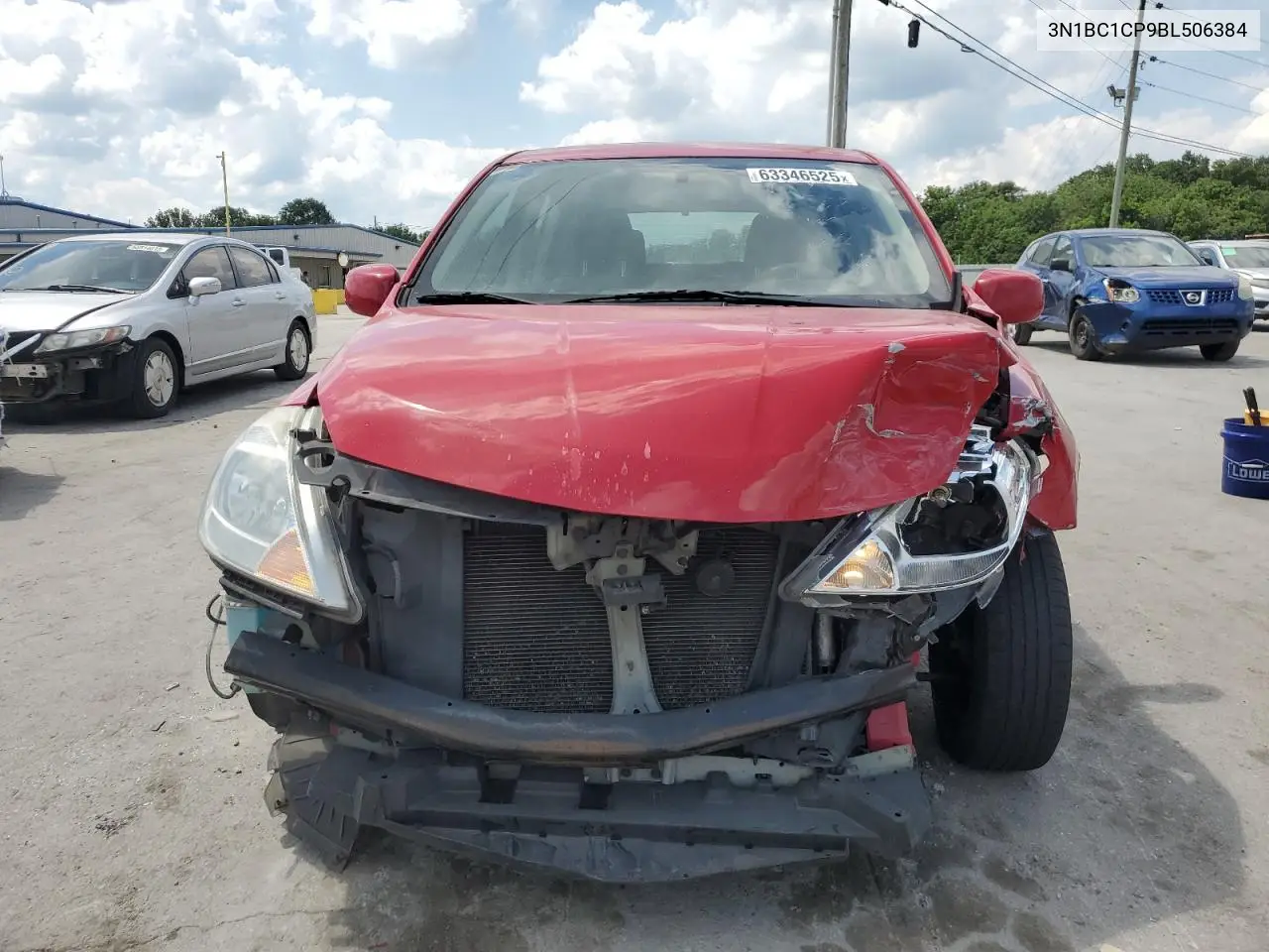 2011 Nissan Versa S VIN: 3N1BC1CP9BL506384 Lot: 63346525