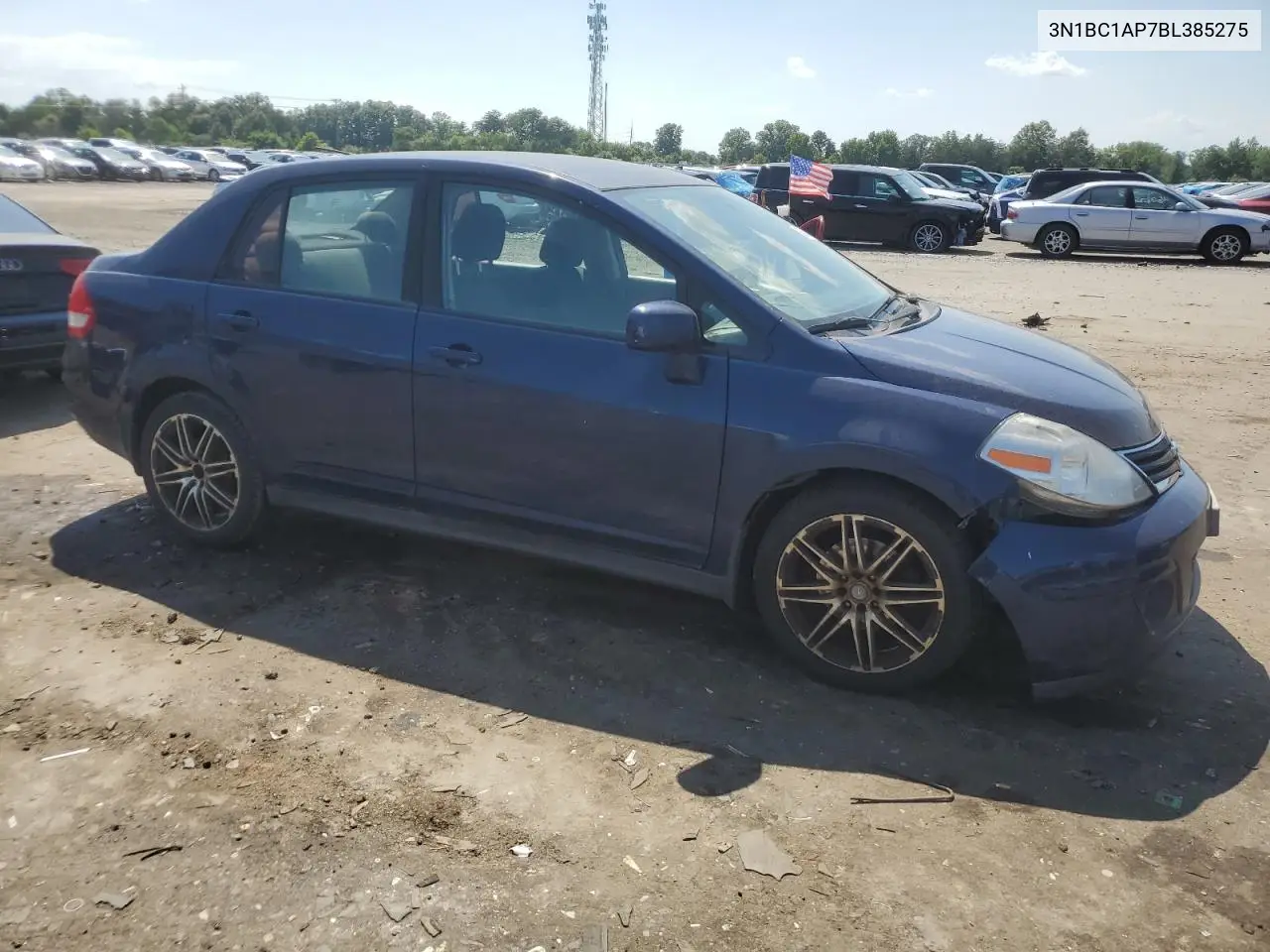 2011 Nissan Versa S VIN: 3N1BC1AP7BL385275 Lot: 63414625