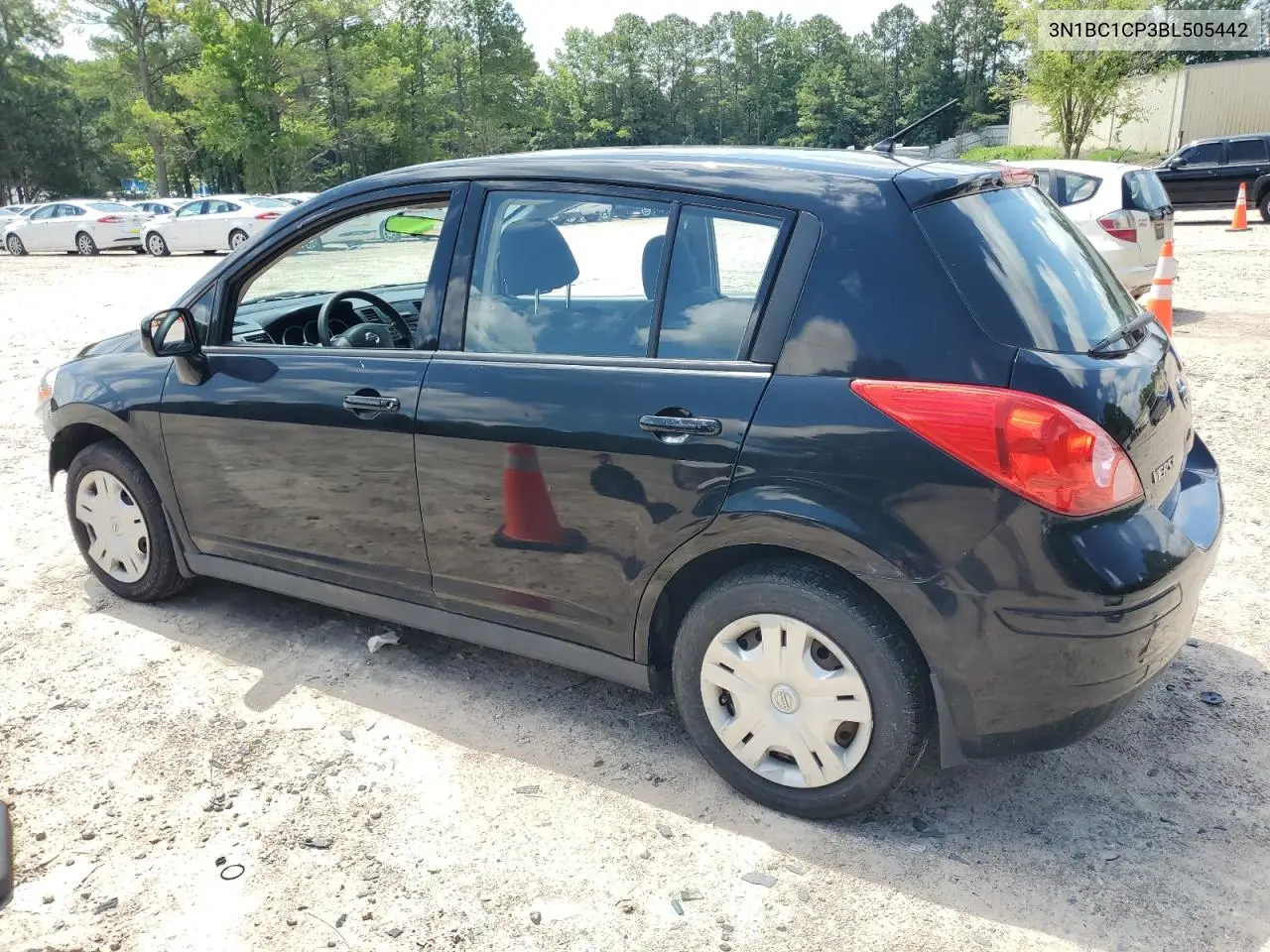 2011 Nissan Versa S VIN: 3N1BC1CP3BL505442 Lot: 63655645