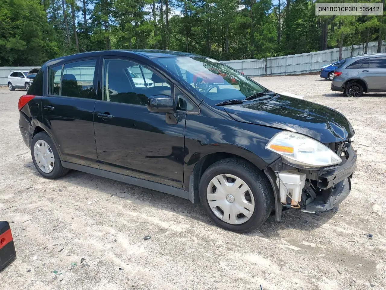 2011 Nissan Versa S VIN: 3N1BC1CP3BL505442 Lot: 63655645