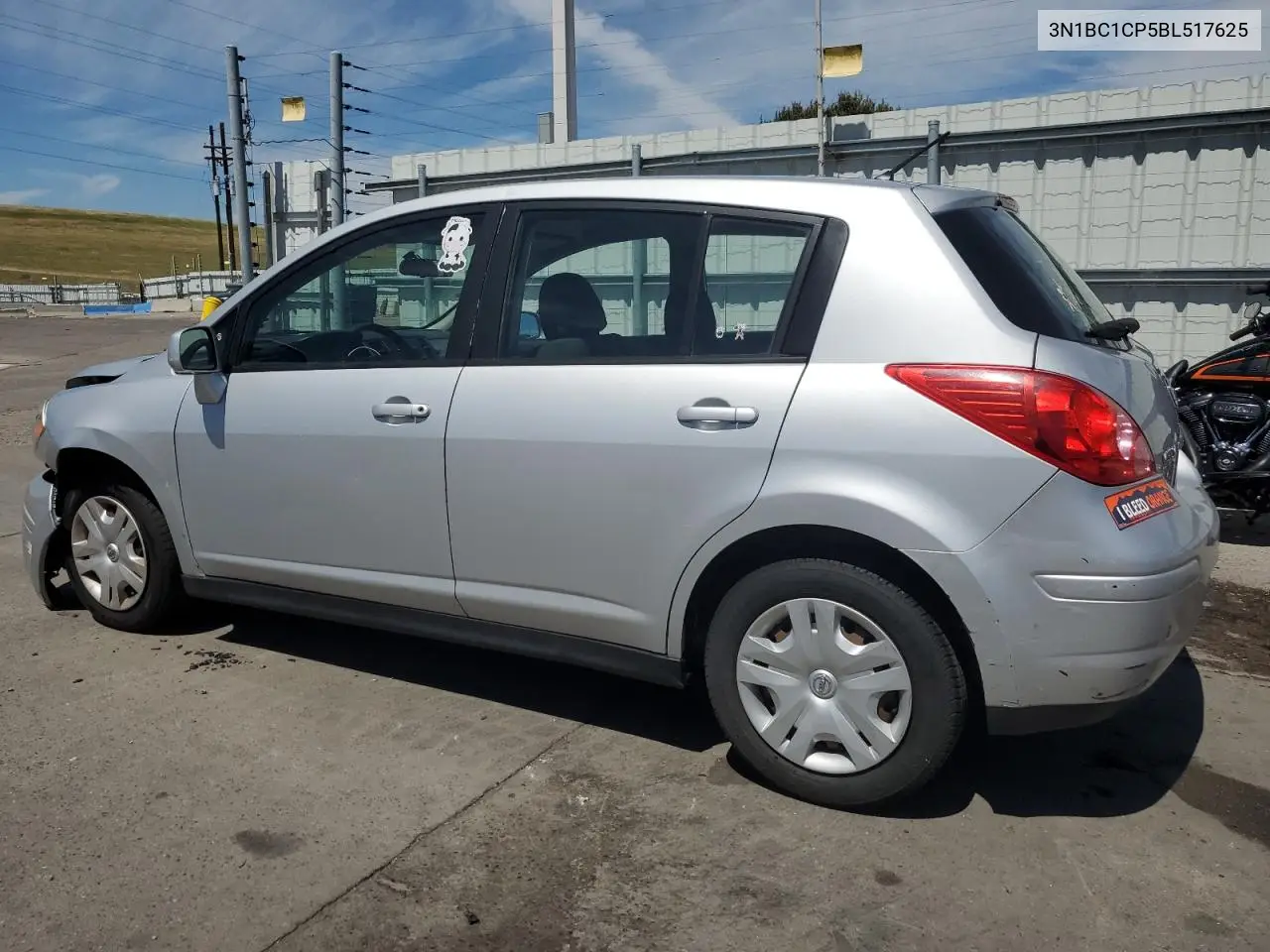 2011 Nissan Versa S VIN: 3N1BC1CP5BL517625 Lot: 63674105