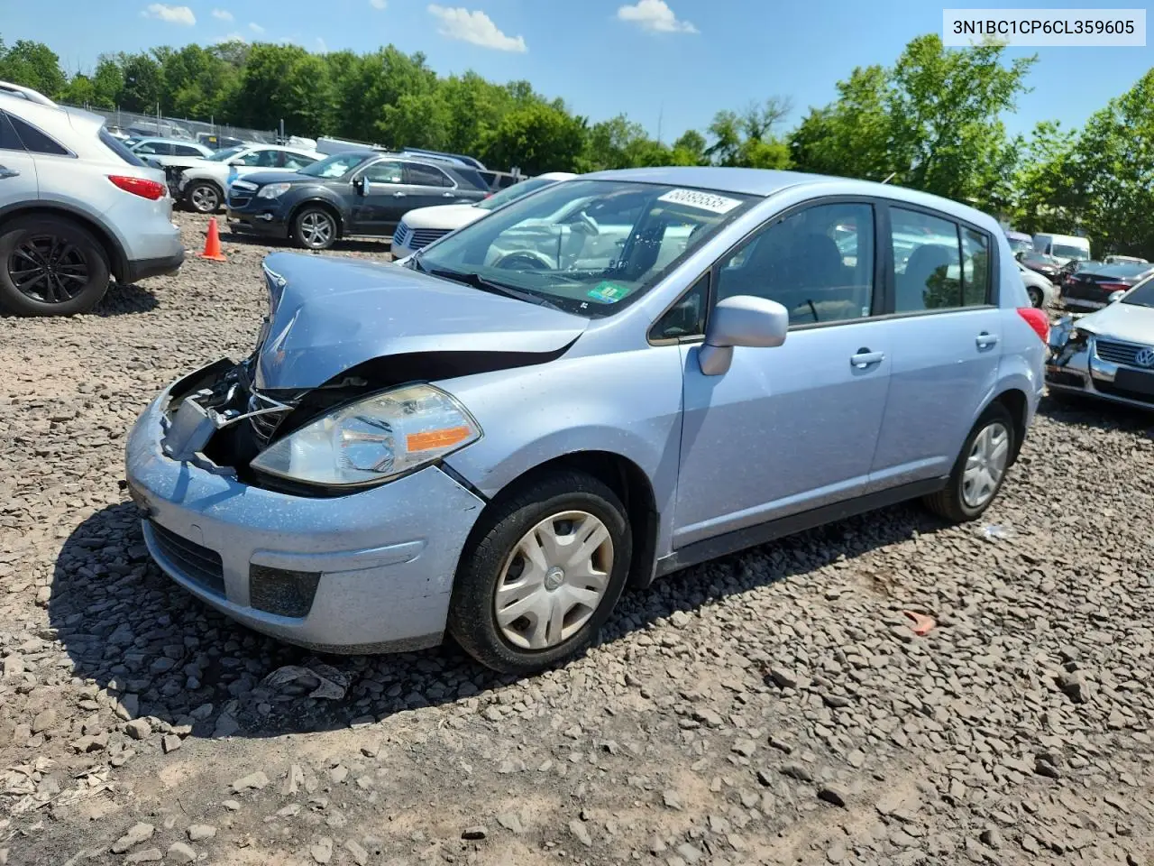 2012 Nissan Versa S VIN: 3N1BC1CP6CL359605 Lot: 60895535