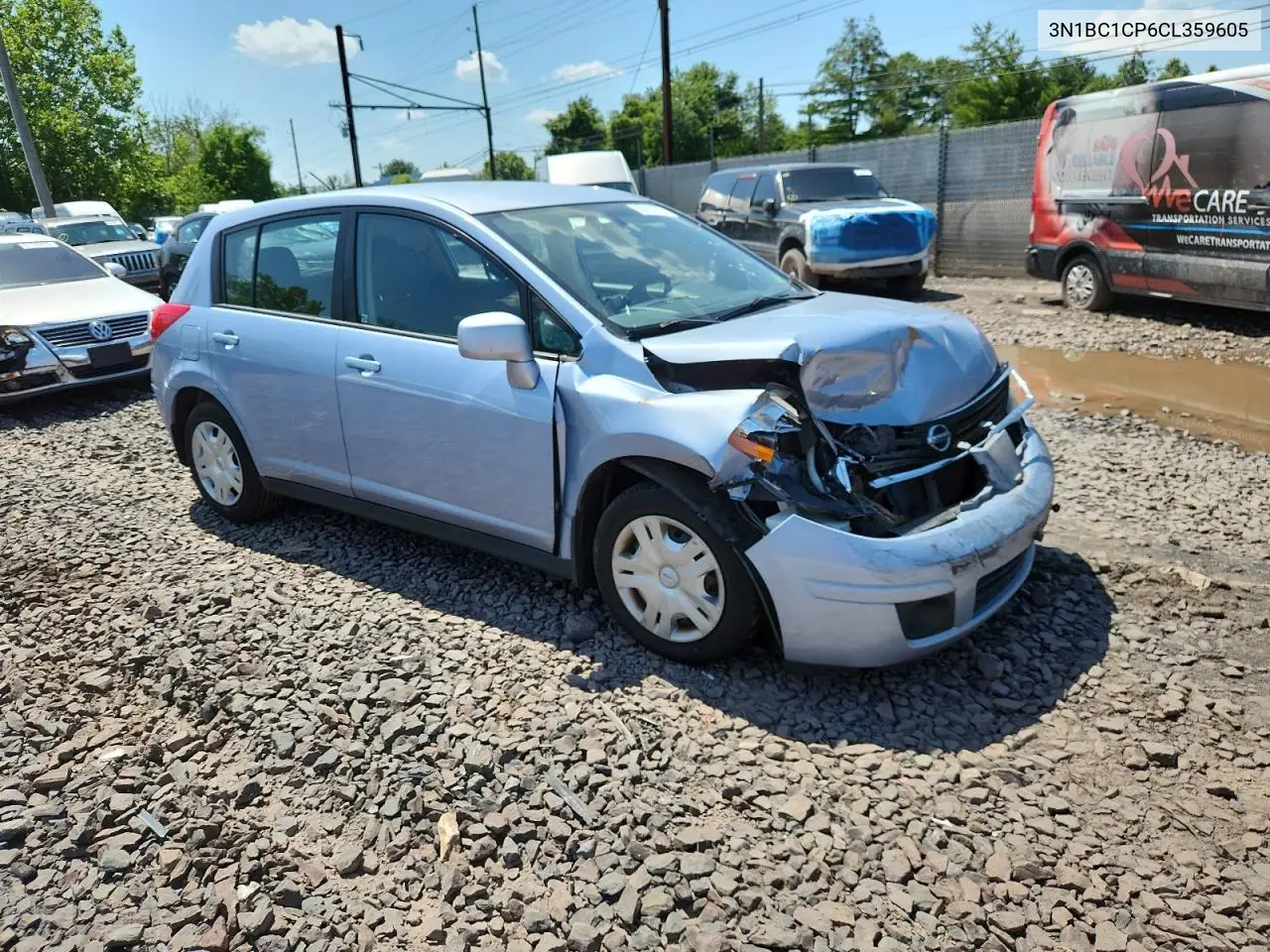2012 Nissan Versa S VIN: 3N1BC1CP6CL359605 Lot: 60895535
