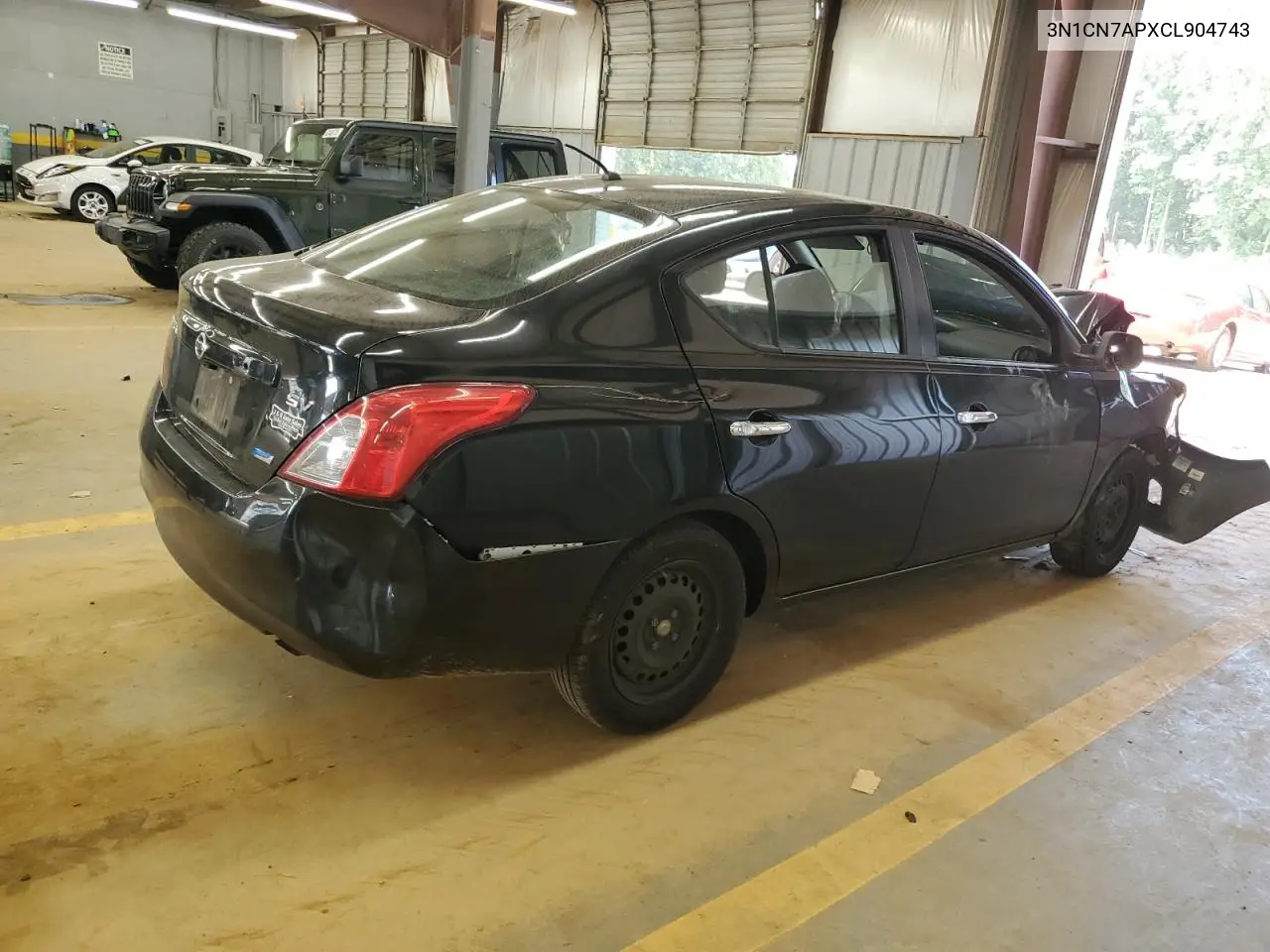 2012 Nissan Versa S VIN: 3N1CN7APXCL904743 Lot: 62494485