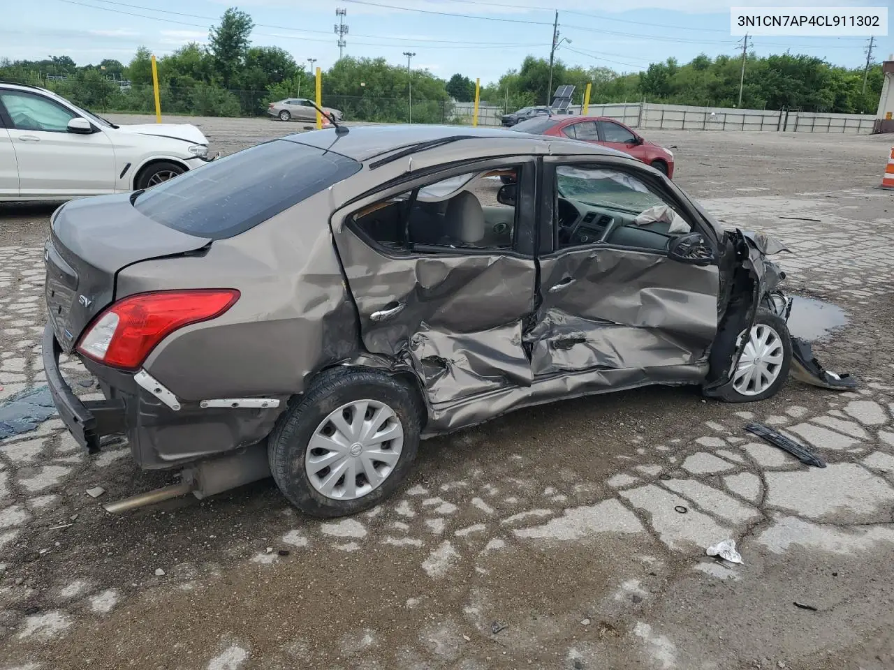 2012 Nissan Versa S VIN: 3N1CN7AP4CL911302 Lot: 62570615