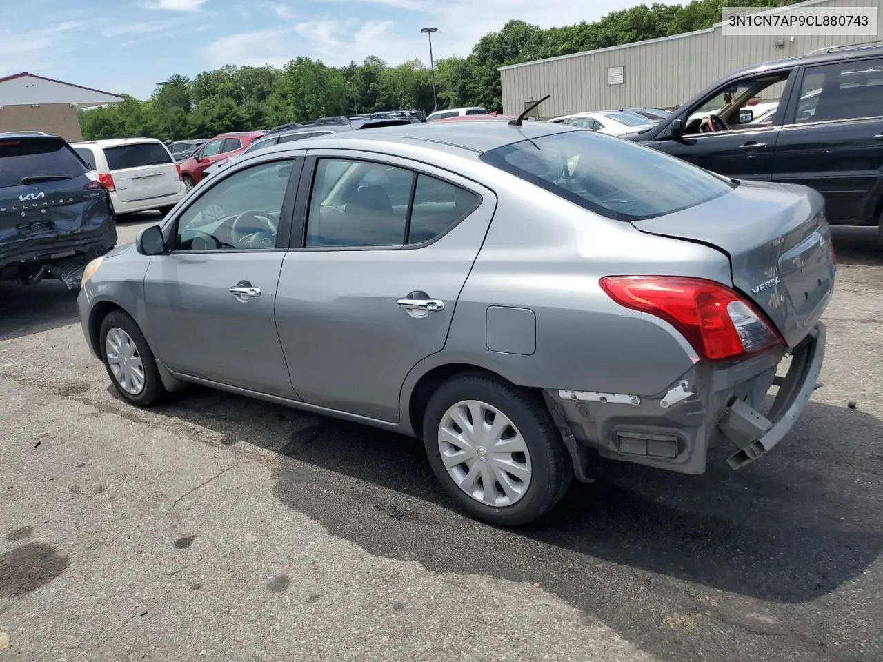 2012 Nissan Versa S VIN: 3N1CN7AP9CL880743 Lot: 62573435