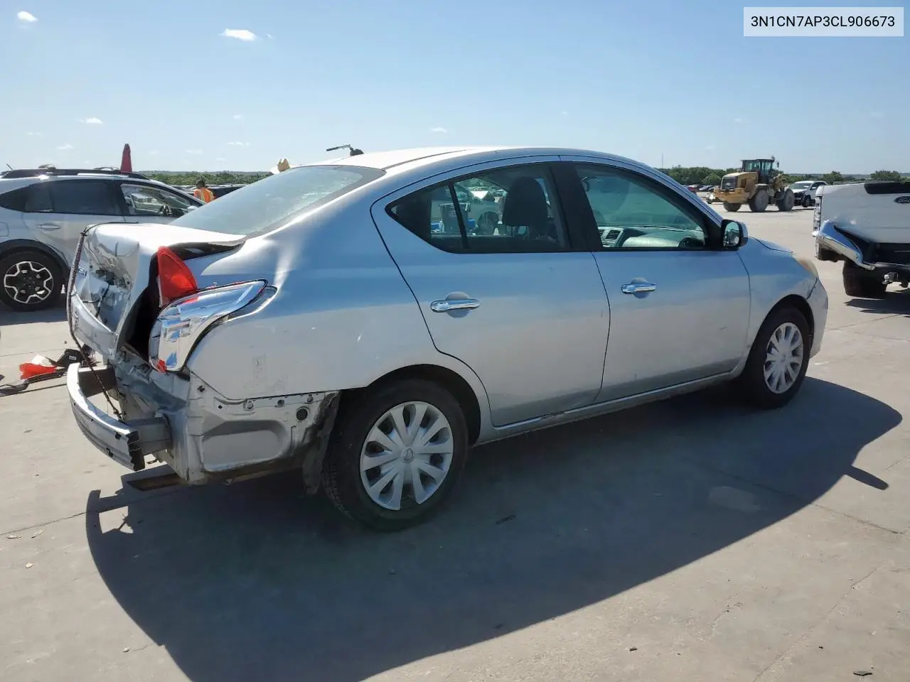 2012 Nissan Versa S VIN: 3N1CN7AP3CL906673 Lot: 62838455