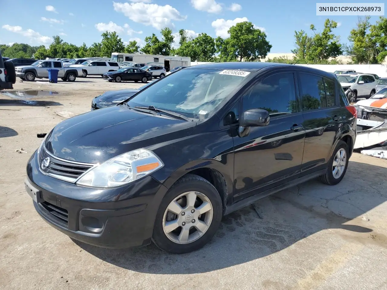 2012 Nissan Versa S VIN: 3N1BC1CPXCK268973 Lot: 63249385