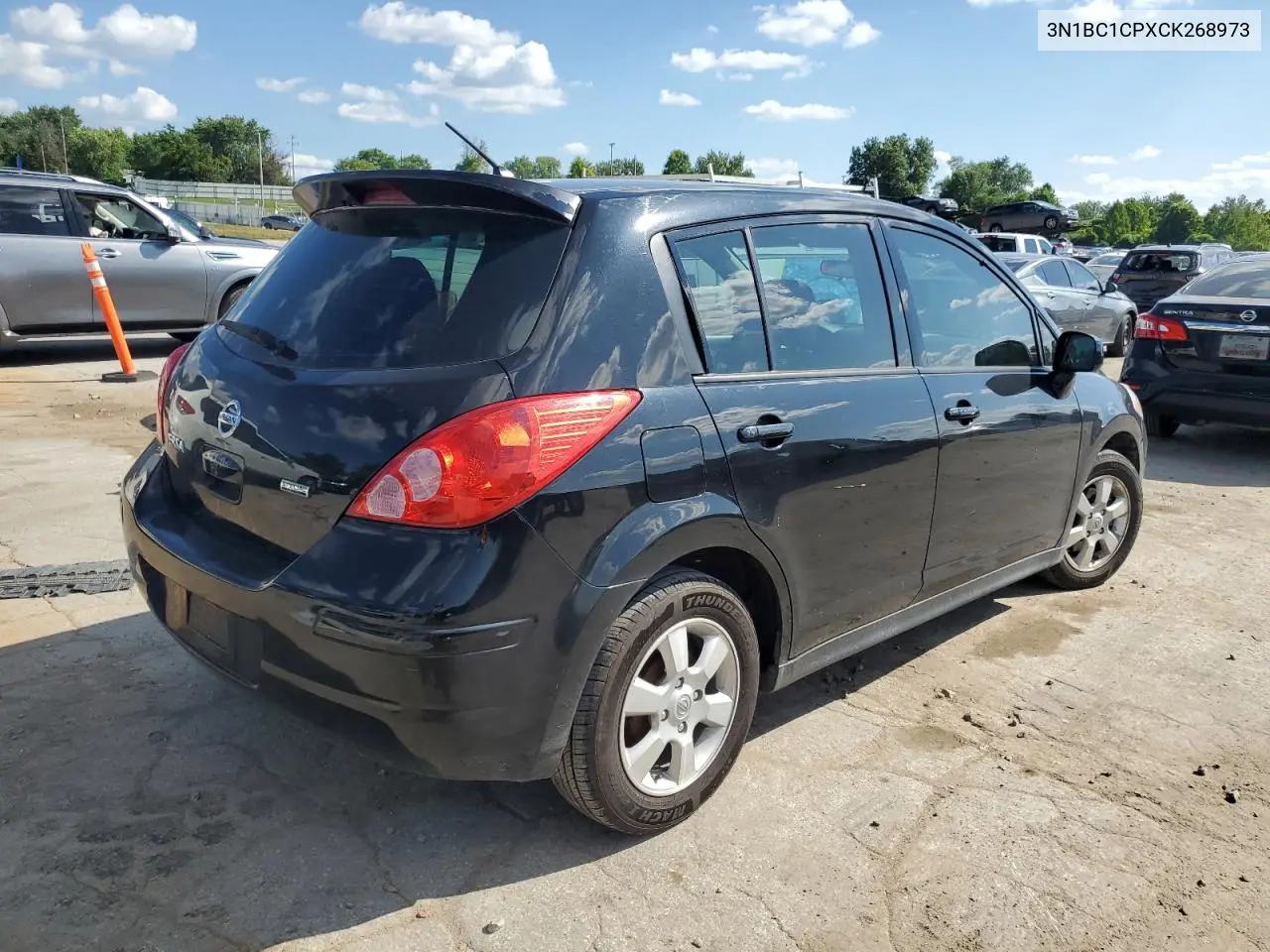 2012 Nissan Versa S VIN: 3N1BC1CPXCK268973 Lot: 63249385