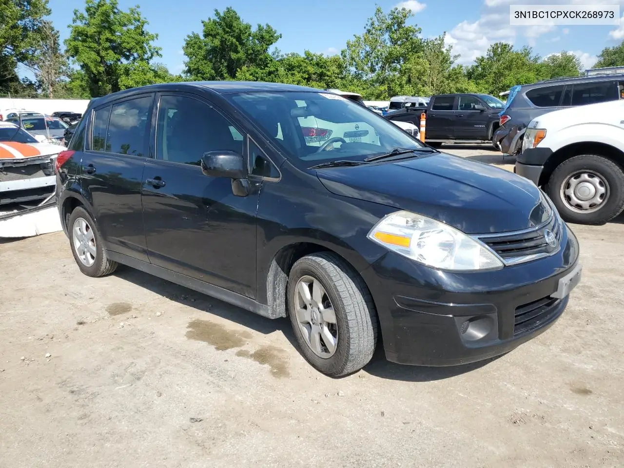 2012 Nissan Versa S VIN: 3N1BC1CPXCK268973 Lot: 63249385
