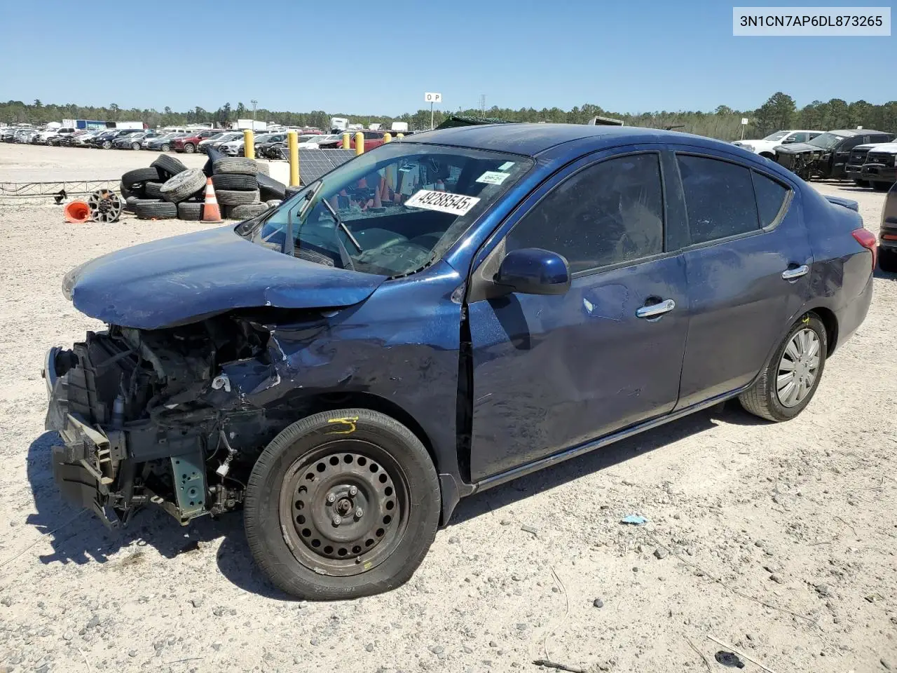 2013 Nissan Versa S VIN: 3N1CN7AP6DL873265 Lot: 49288545