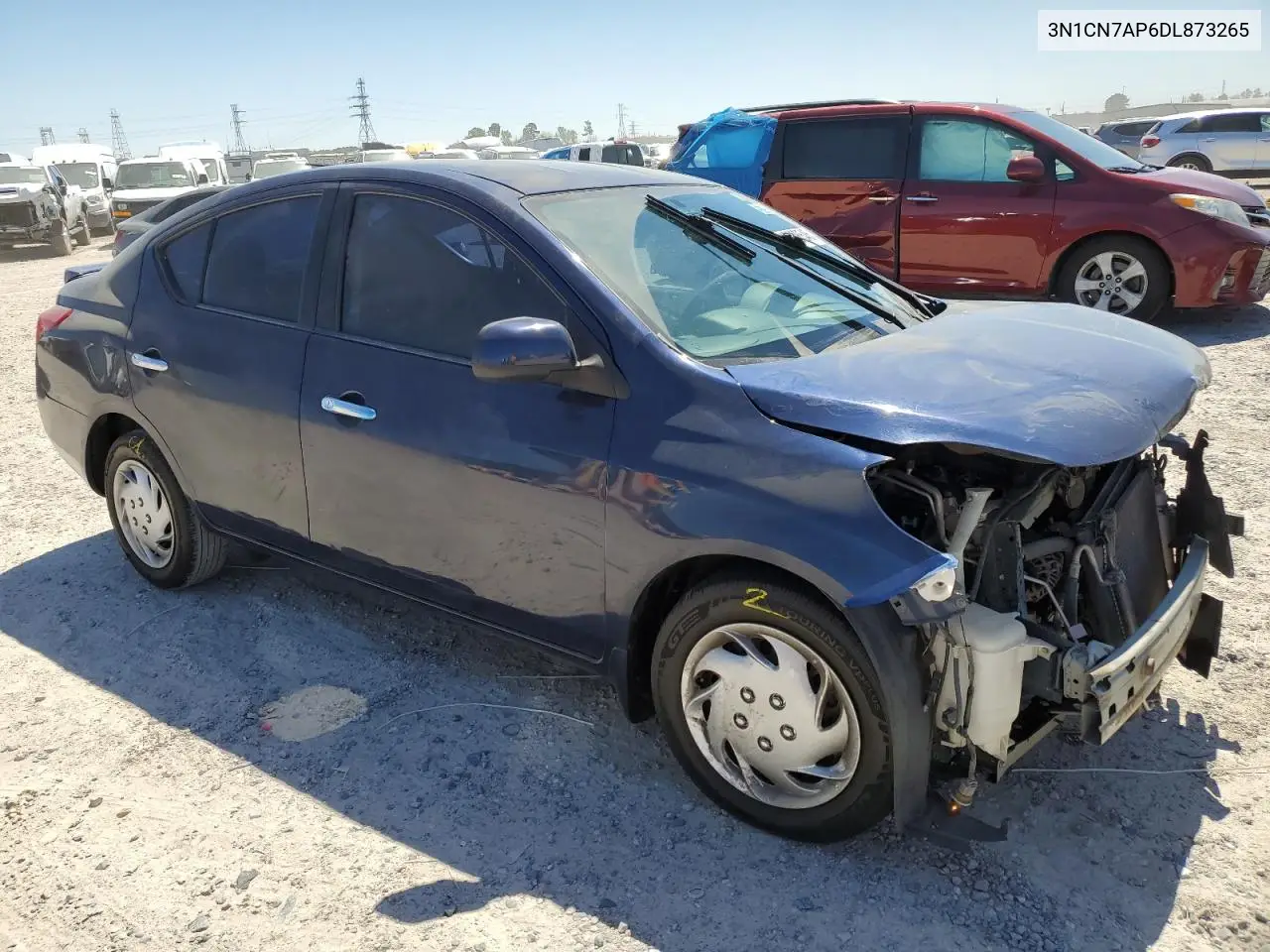 2013 Nissan Versa S VIN: 3N1CN7AP6DL873265 Lot: 49288545