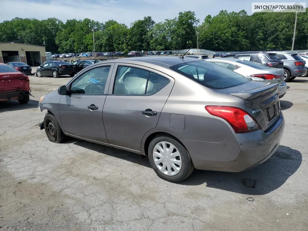 2013 Nissan Versa S VIN: 3N1CN7AP7DL835799 Lot: 61126965