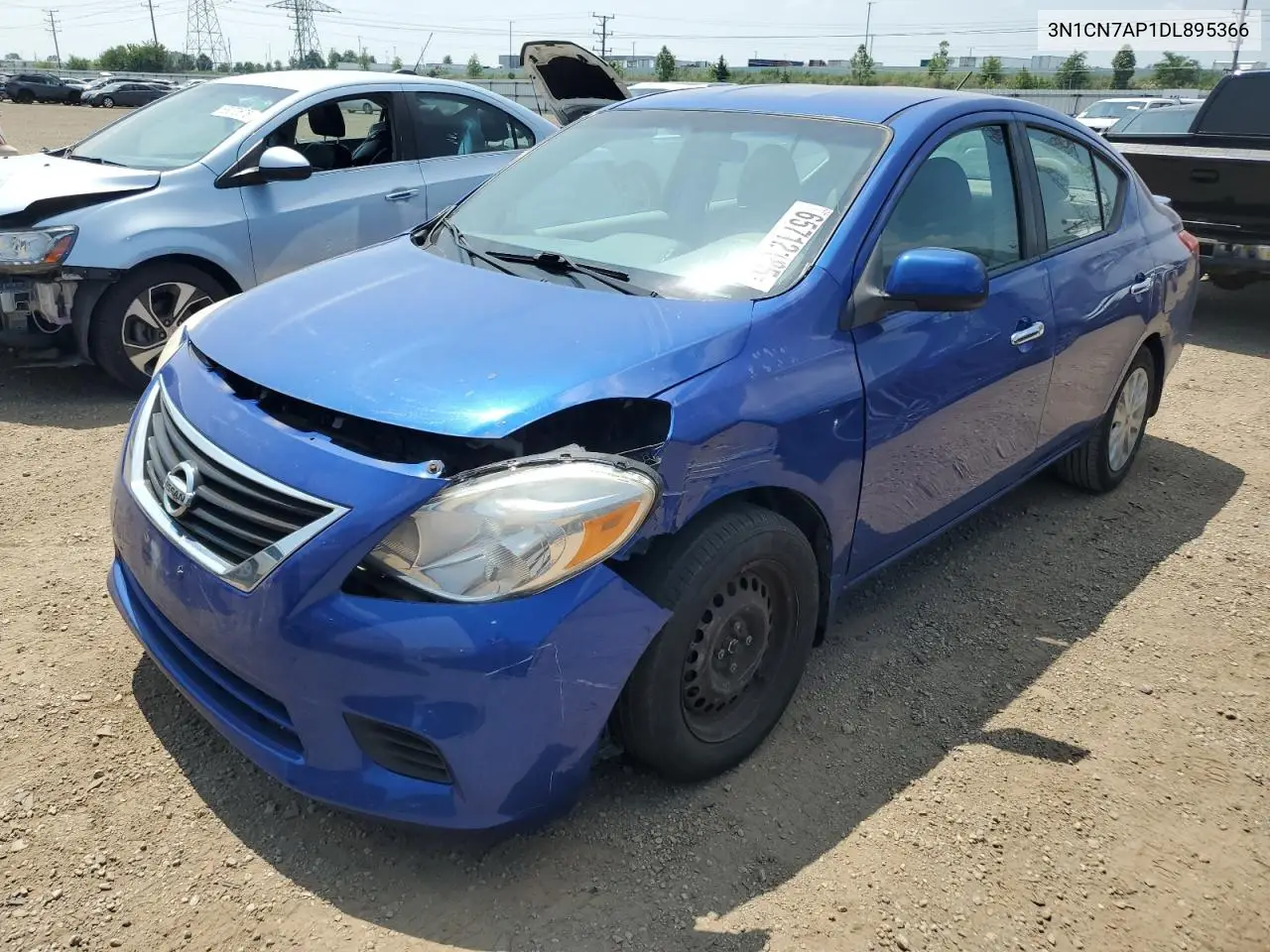 2013 Nissan Versa S VIN: 3N1CN7AP1DL895366 Lot: 65712185