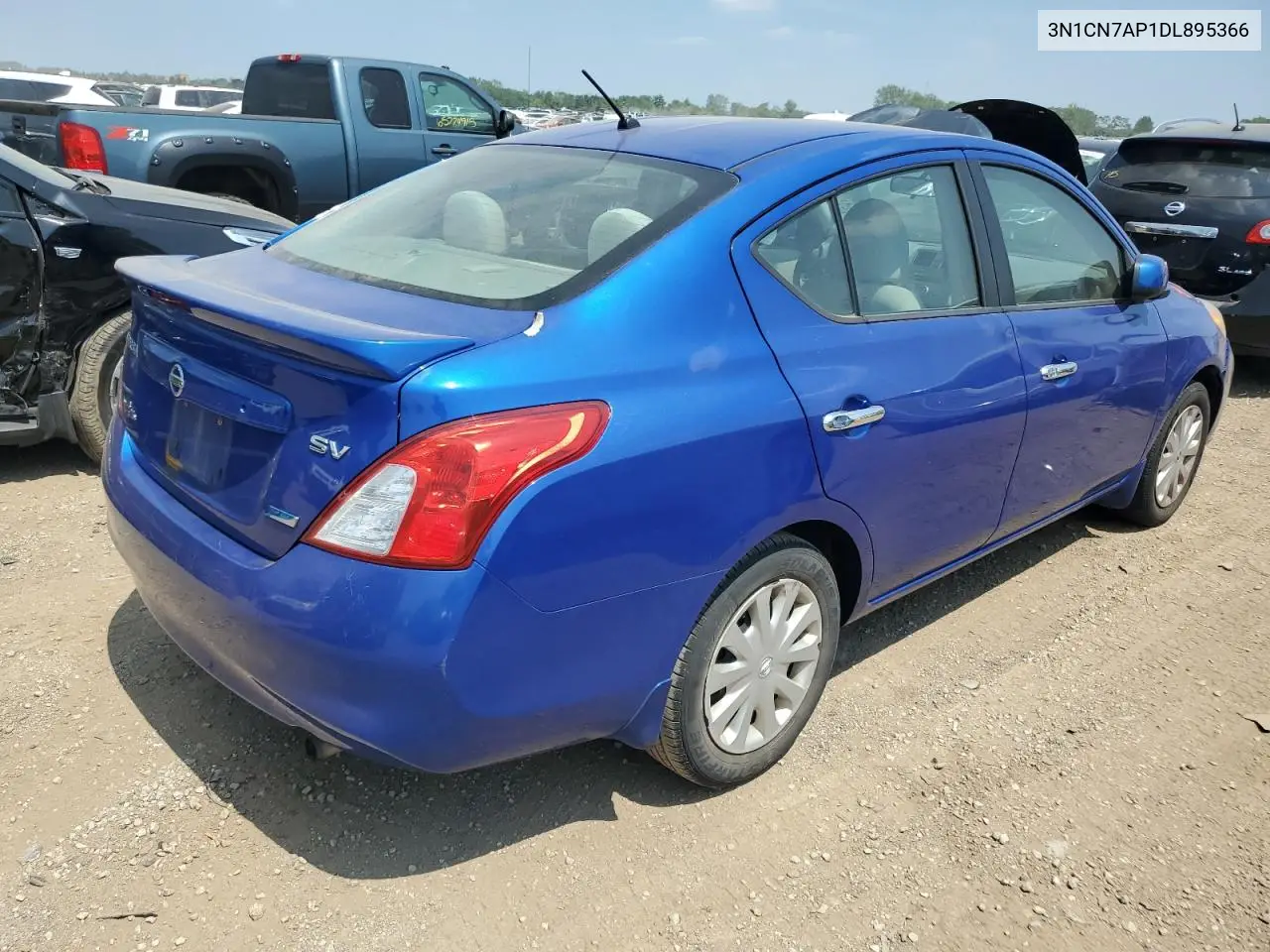 2013 Nissan Versa S VIN: 3N1CN7AP1DL895366 Lot: 65712185