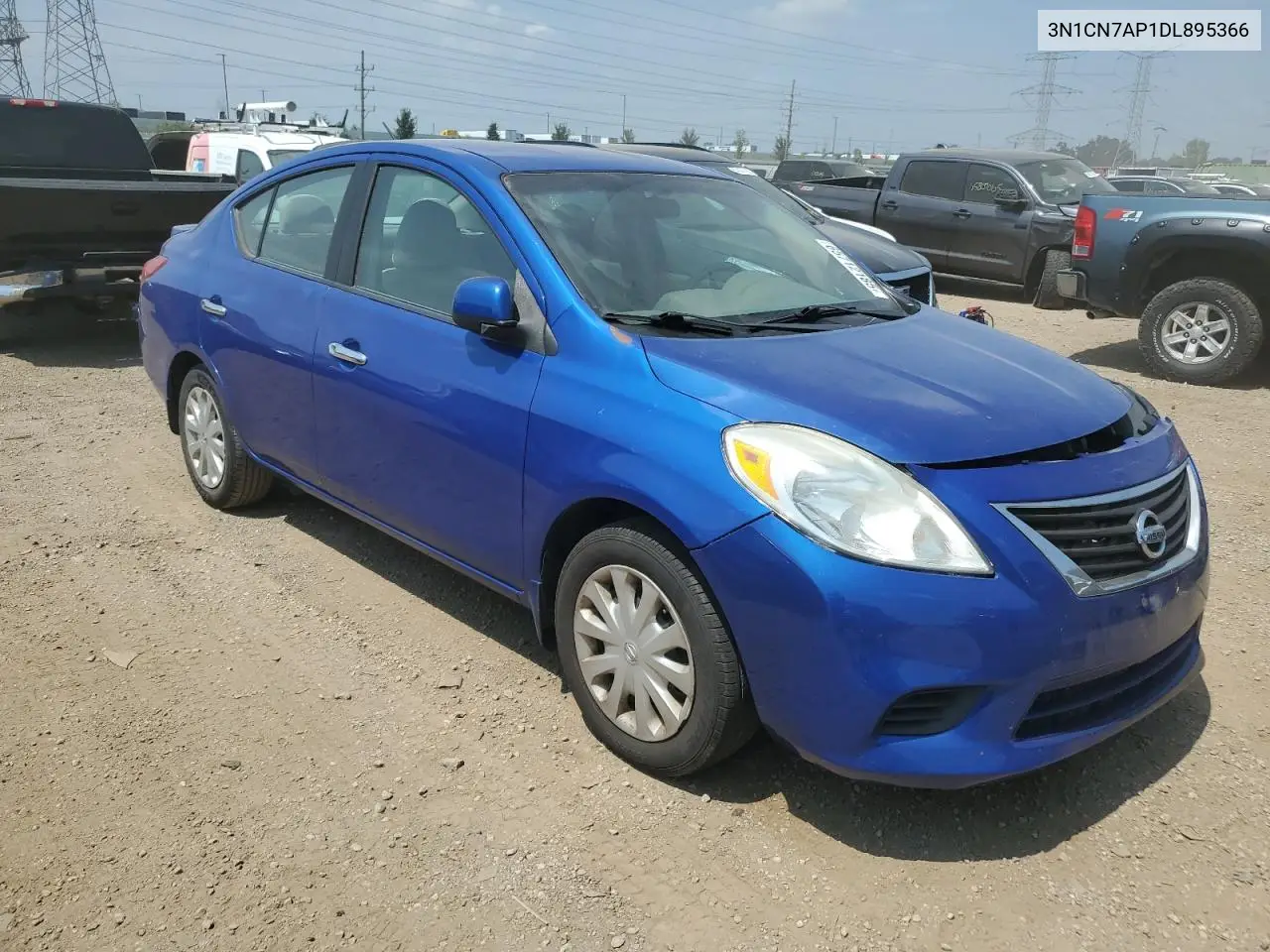 2013 Nissan Versa S VIN: 3N1CN7AP1DL895366 Lot: 65712185