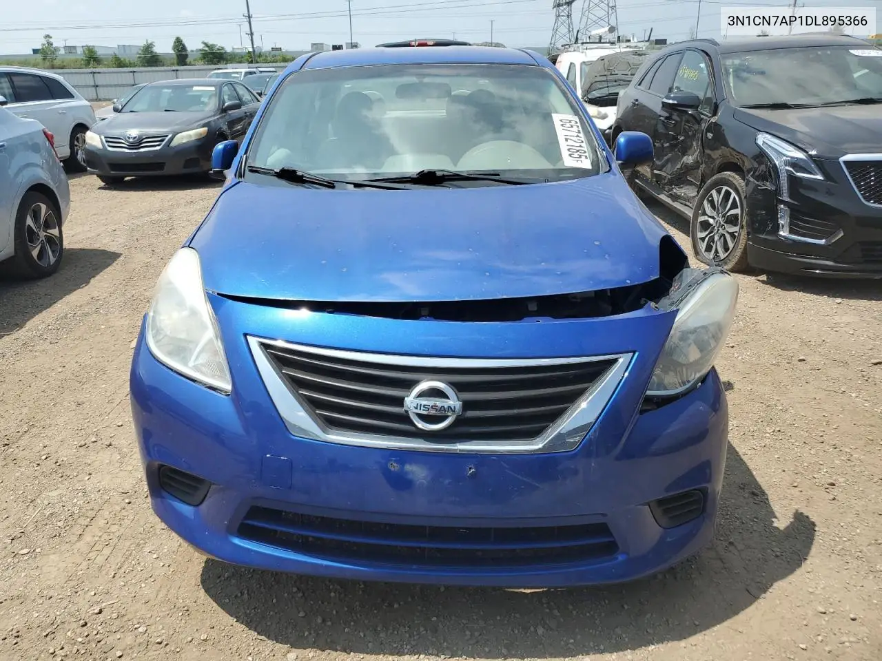 2013 Nissan Versa S VIN: 3N1CN7AP1DL895366 Lot: 65712185
