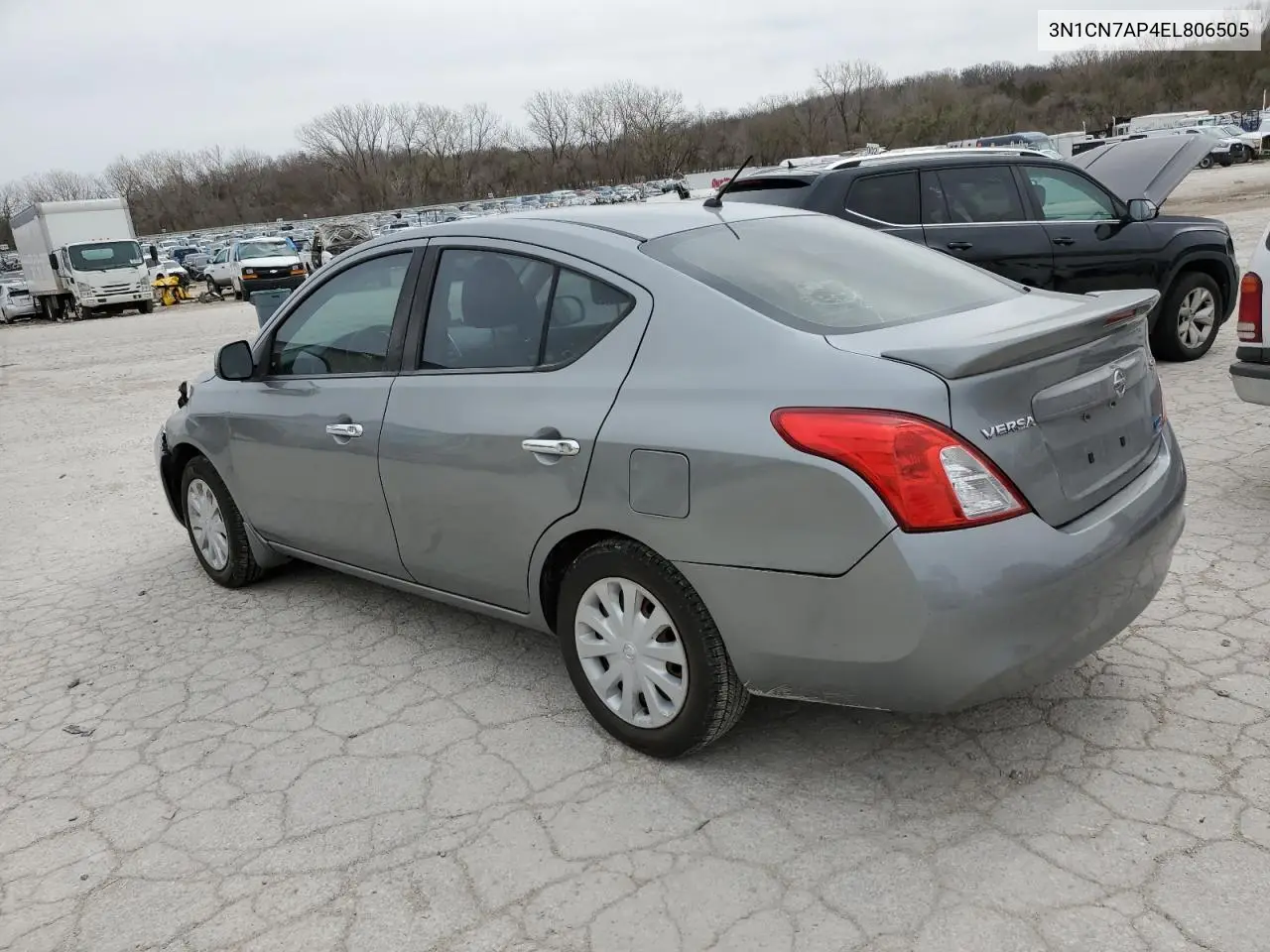 2014 Nissan Versa S VIN: 3N1CN7AP4EL806505 Lot: 49908165