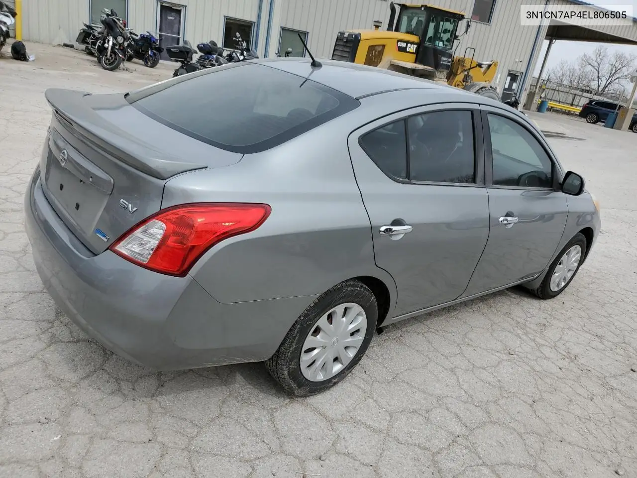 2014 Nissan Versa S VIN: 3N1CN7AP4EL806505 Lot: 49908165