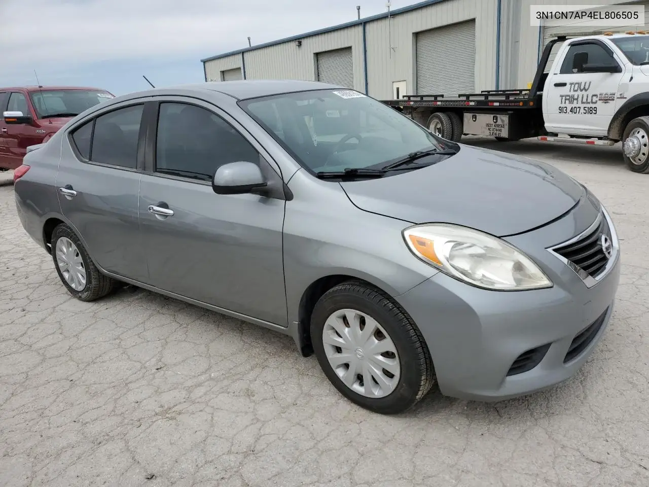 2014 Nissan Versa S VIN: 3N1CN7AP4EL806505 Lot: 49908165