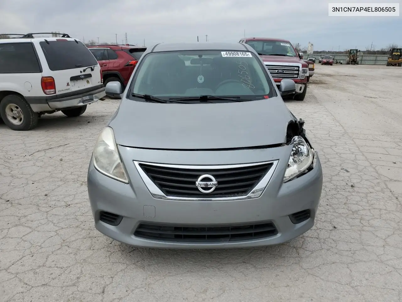 2014 Nissan Versa S VIN: 3N1CN7AP4EL806505 Lot: 49908165