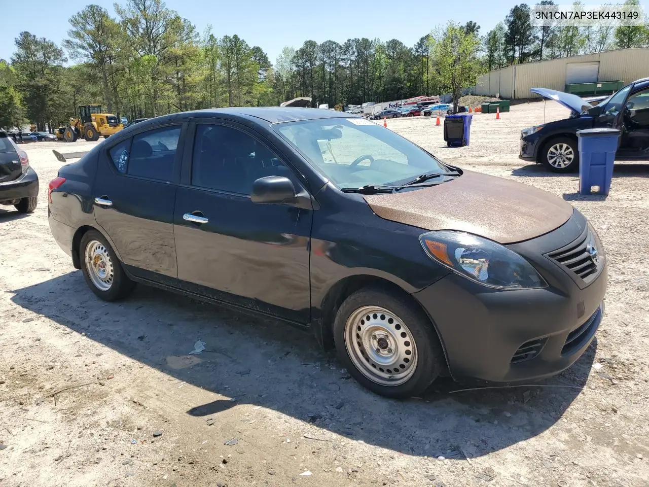 2014 Nissan Versa S VIN: 3N1CN7AP3EK443149 Lot: 52705745