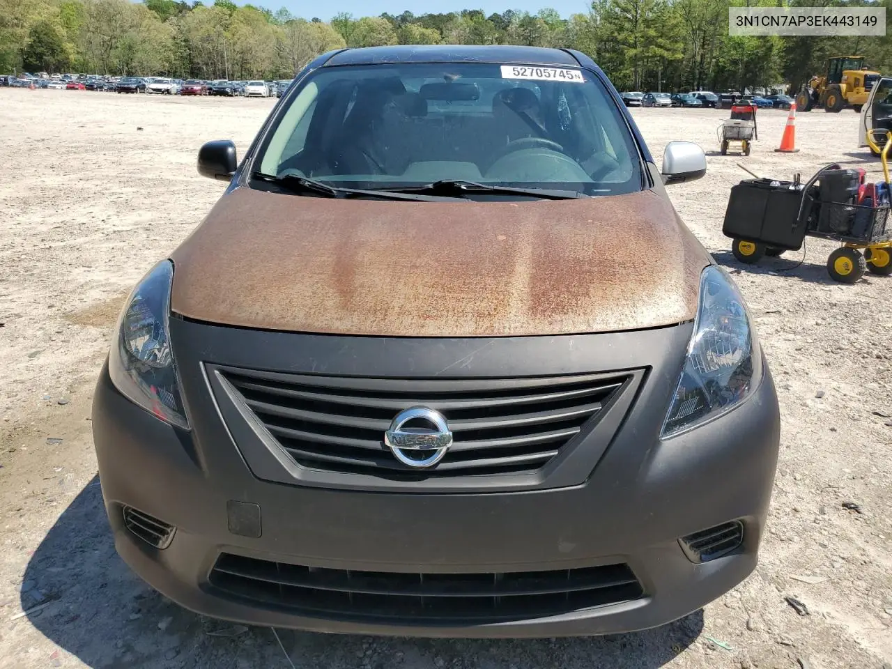 2014 Nissan Versa S VIN: 3N1CN7AP3EK443149 Lot: 52705745