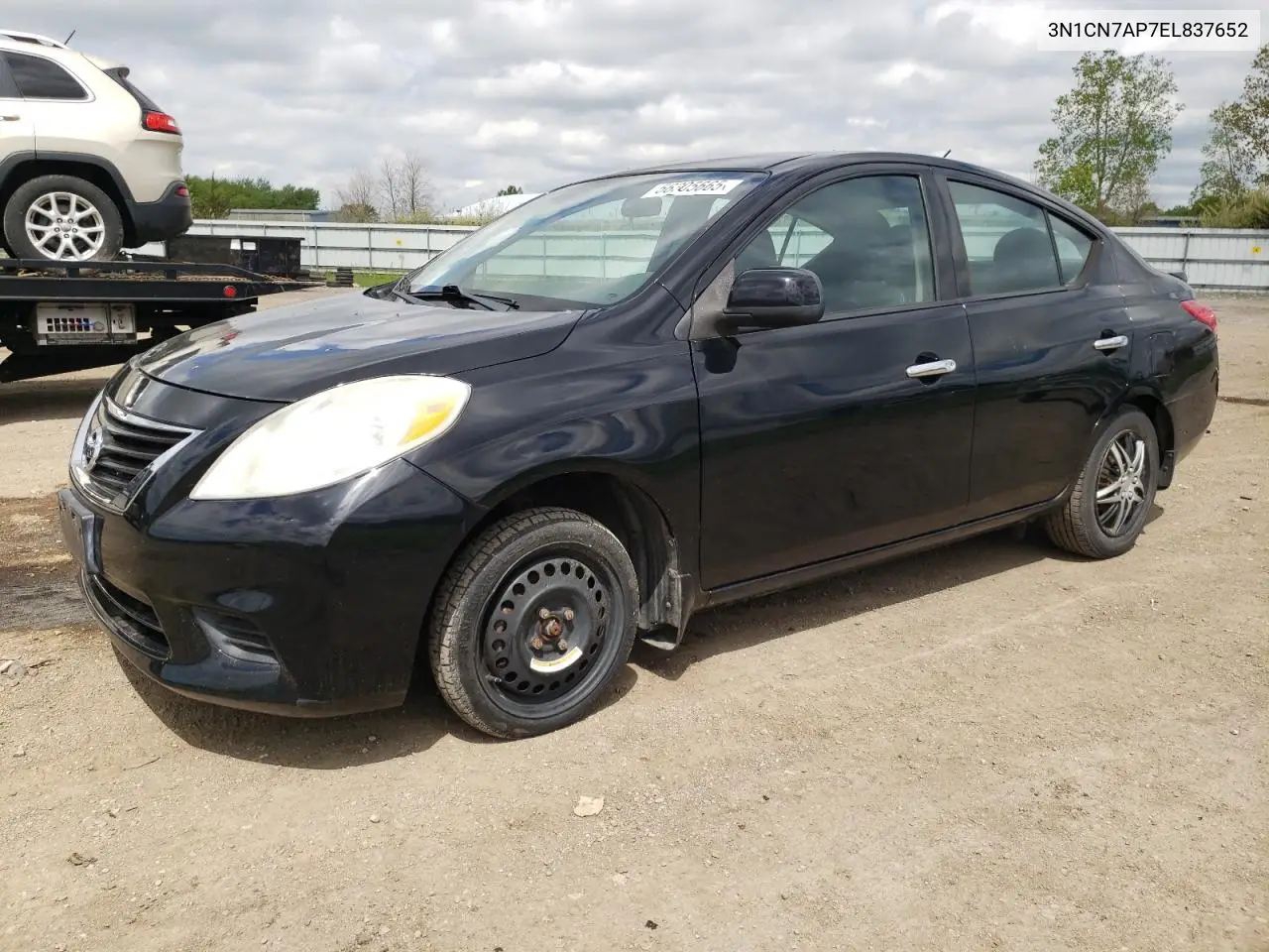 2014 Nissan Versa S VIN: 3N1CN7AP7EL837652 Lot: 56305665
