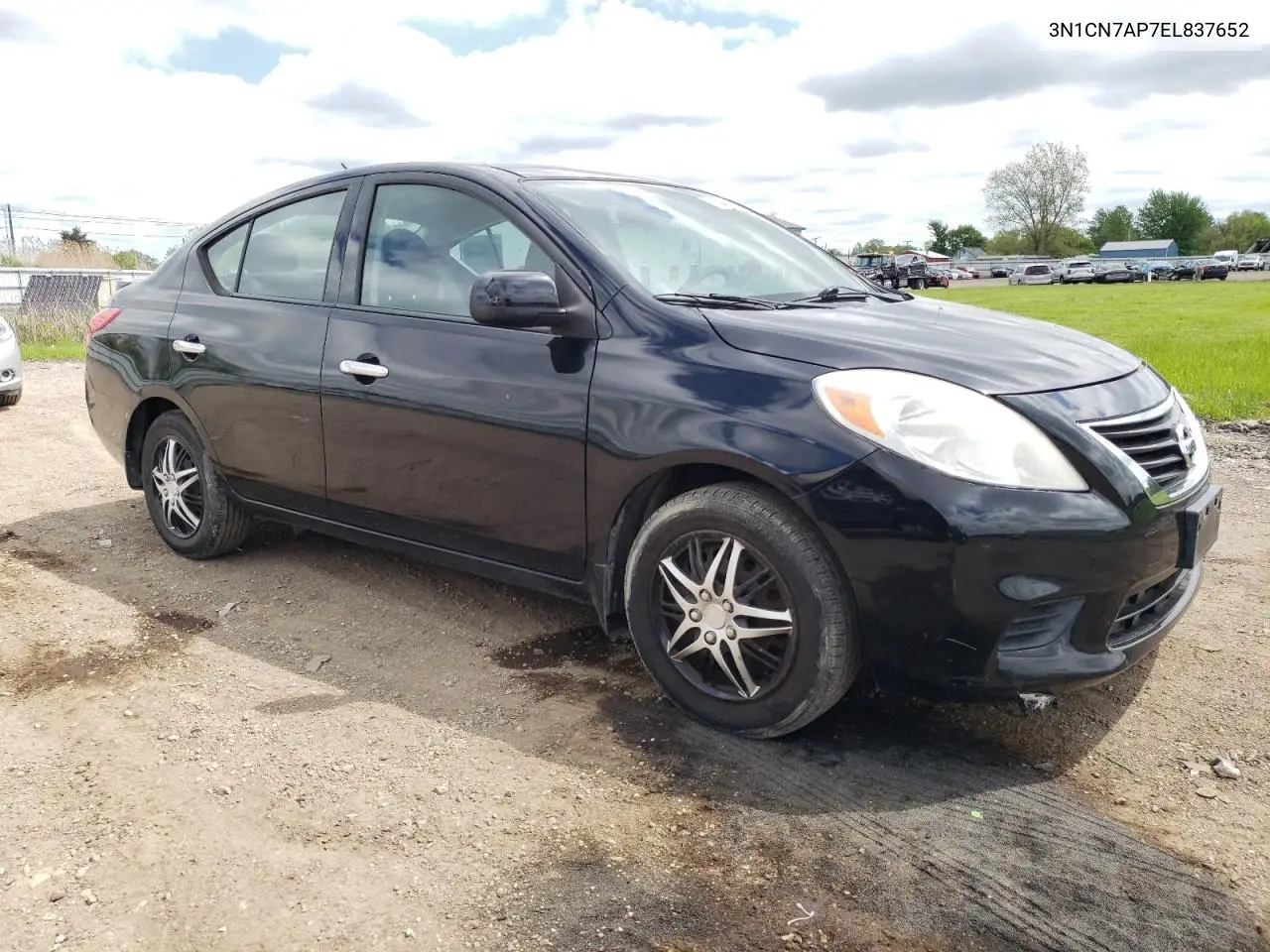 2014 Nissan Versa S VIN: 3N1CN7AP7EL837652 Lot: 56305665